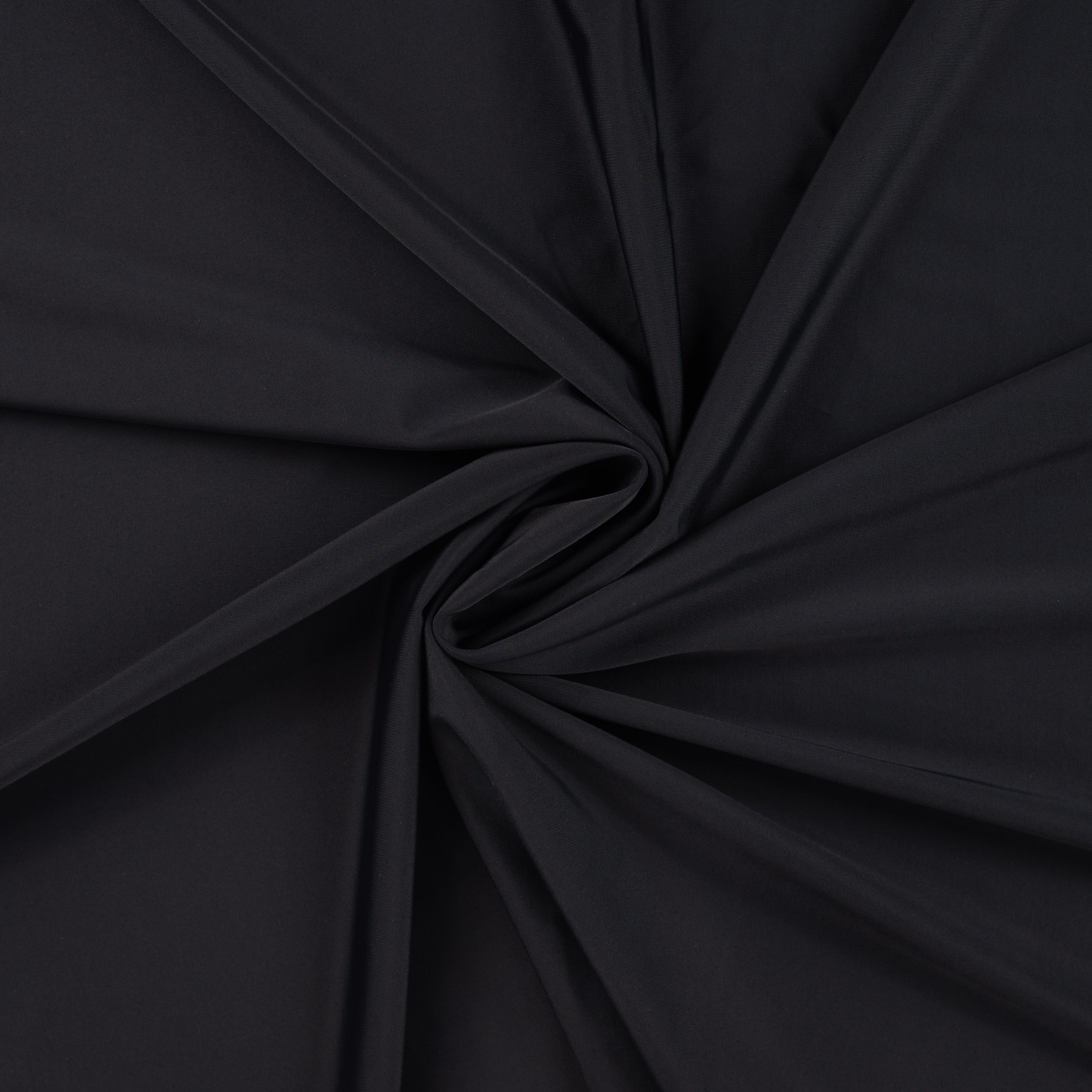 Badestoff UPF50 uni schwarz (Q690)