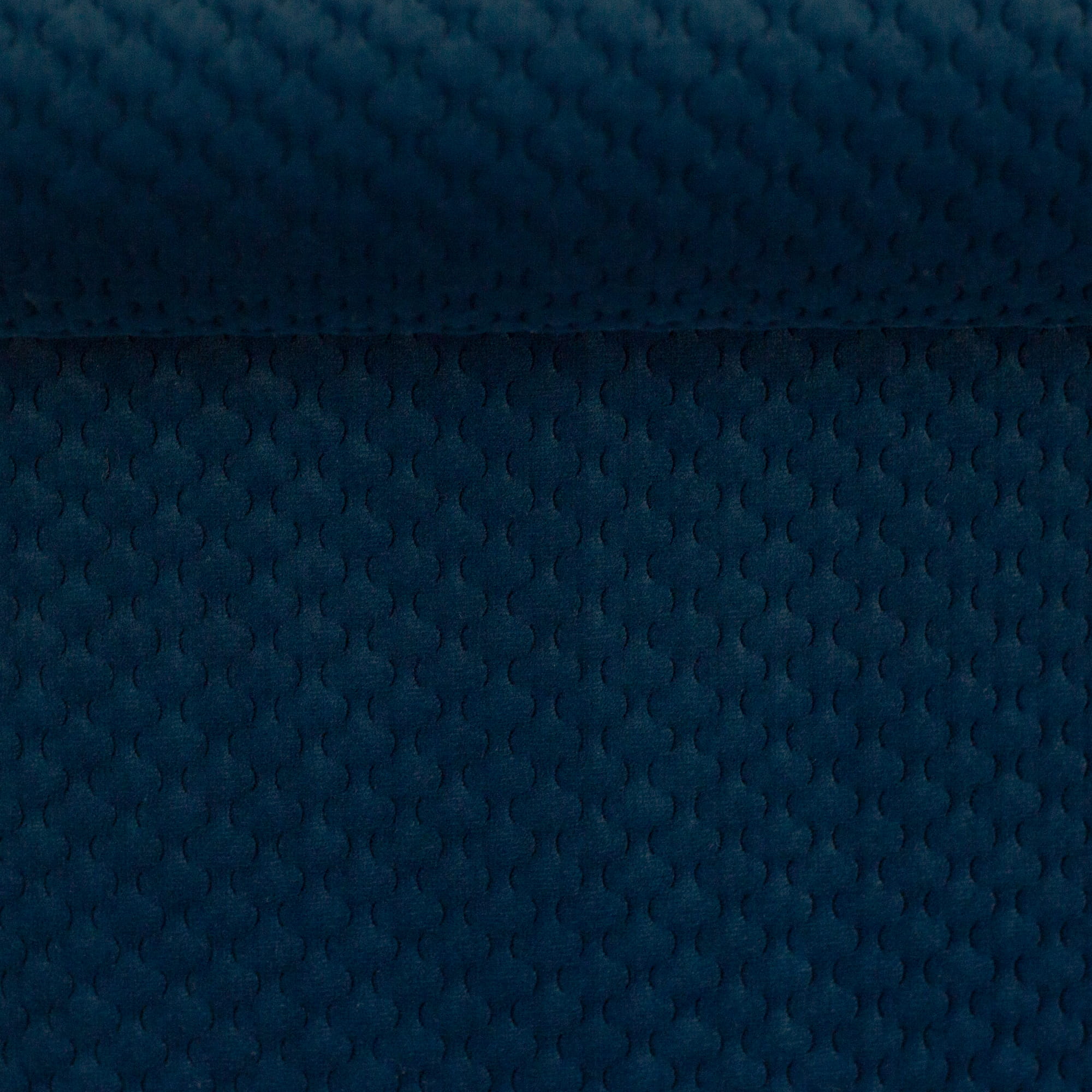 Deko Samt mit Struktur "Caracas" Swafing - admiralblau (595)