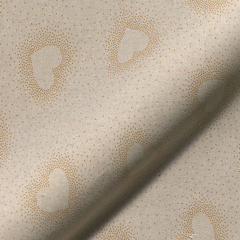 Halb-Panama „Sparkle Hearts" - natur