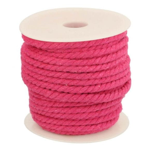 Kordel gedreht Baumwolle 6mm uni pink