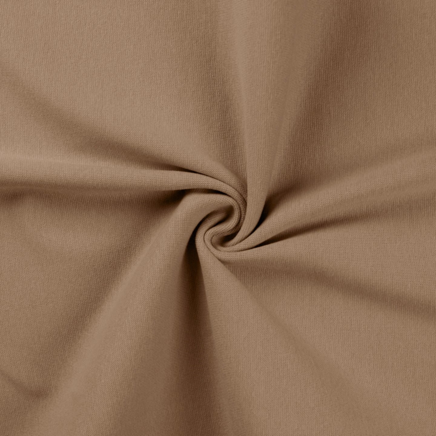Bündchenstoff Milan uni taupe (540)          
