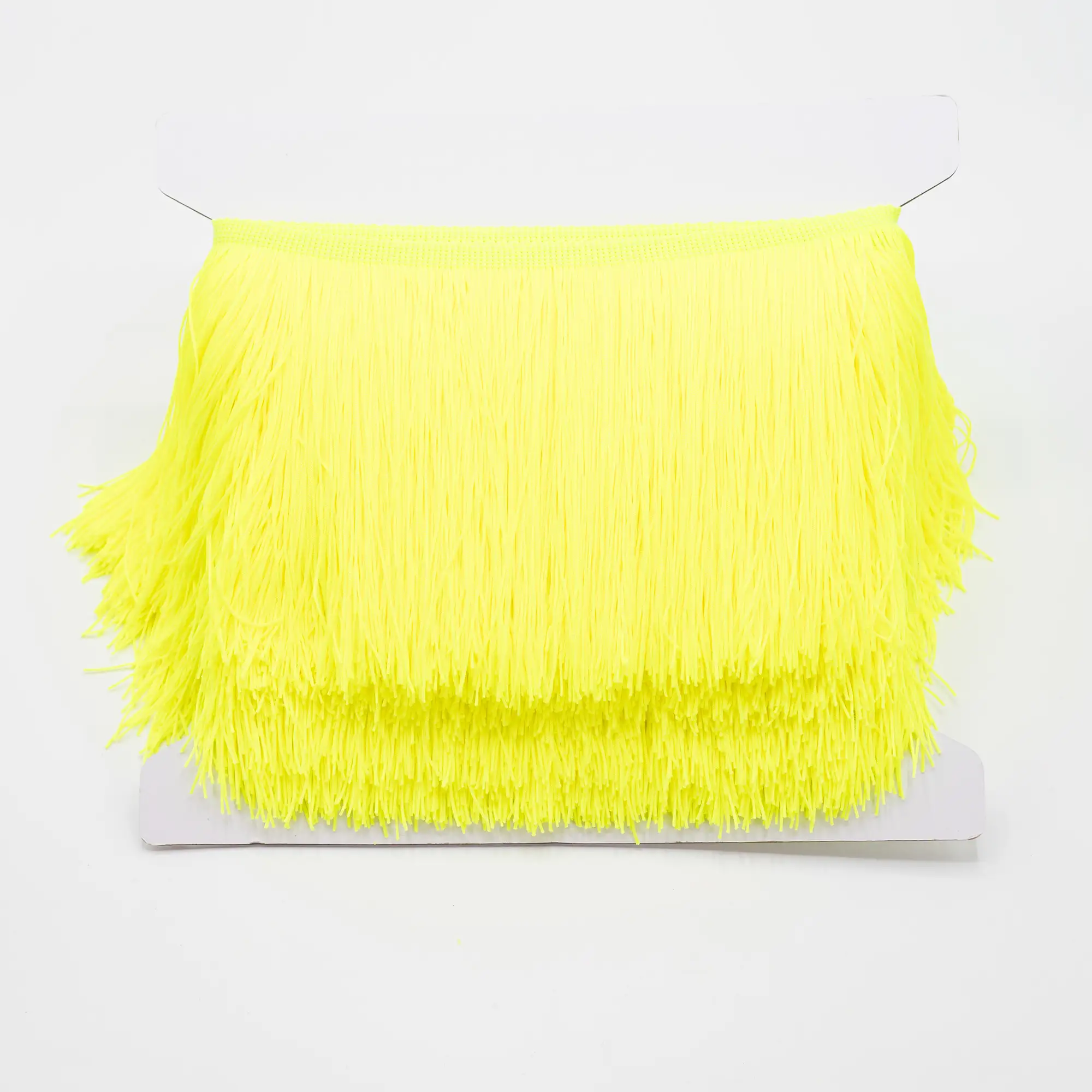 Fransen Borte in neon gelb 150mm