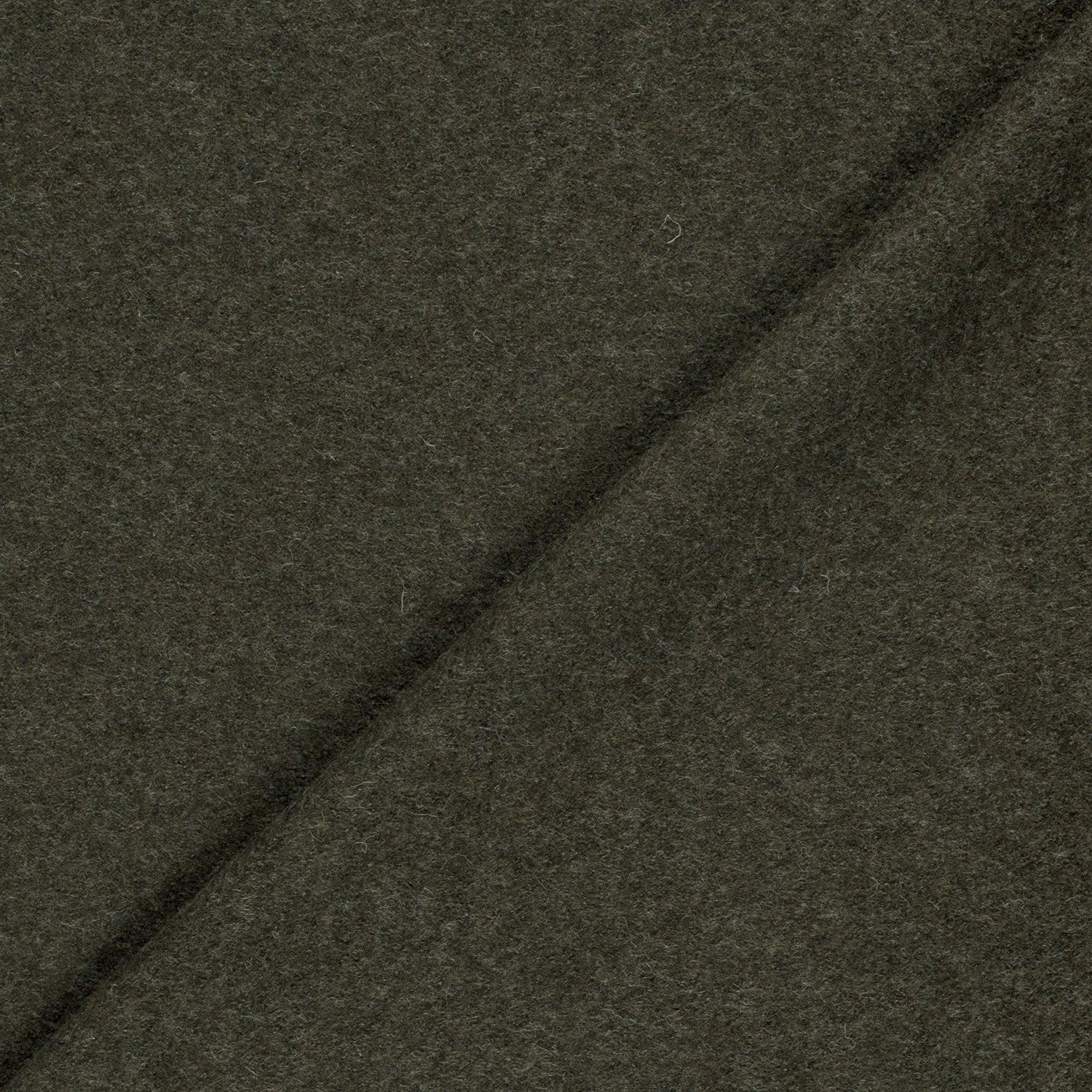 Woll-Walkloden Stoff uni khaki (N027)