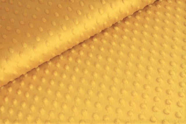 Minky-Fleece "Sam" uni ocker mit Noppen