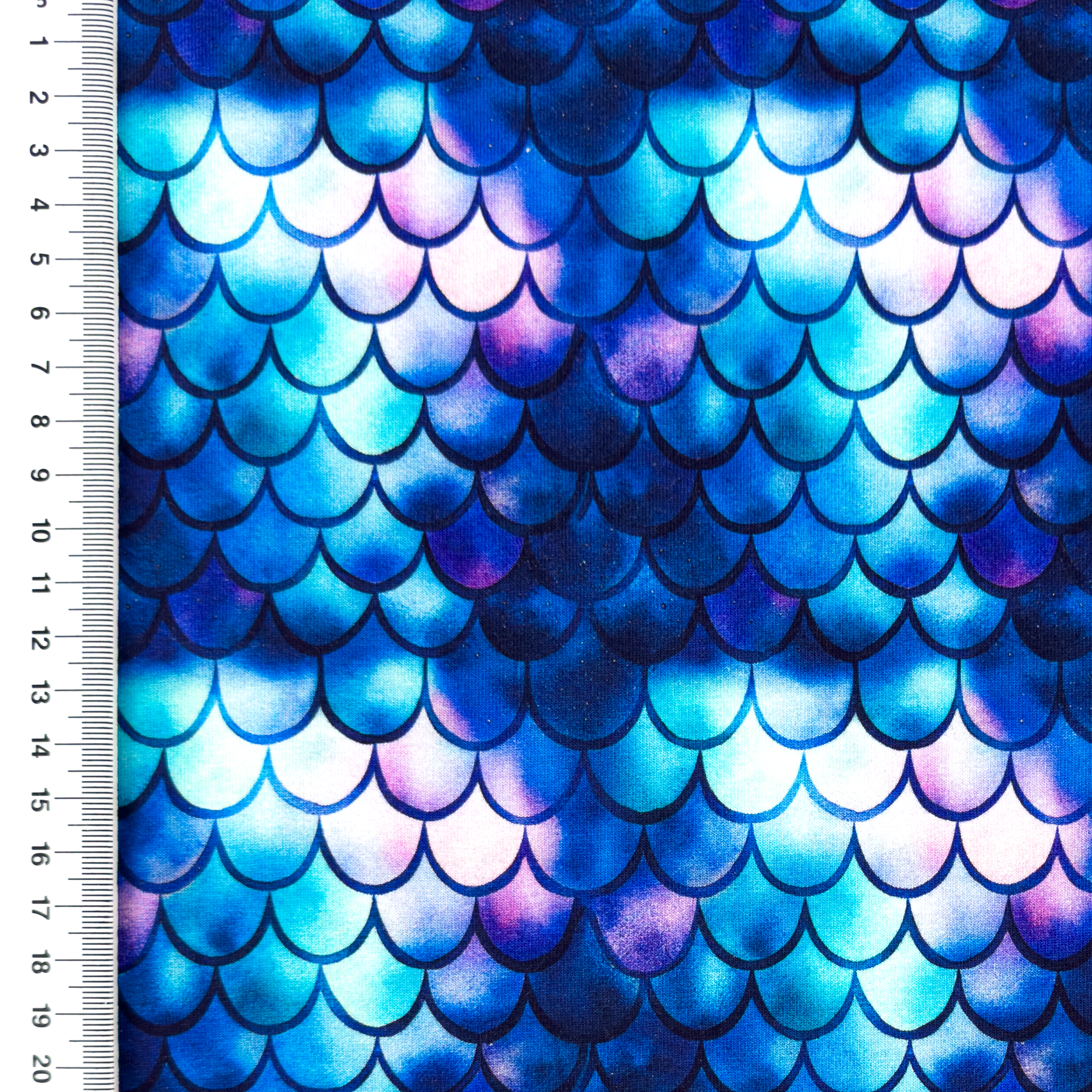 Digitaljersey "Arielle" mit Meerjungfrauen-Schuppen - lila/blau Digitaljersey "Arielle" mit Meerjungfrauen-Schuppen - lila/blau