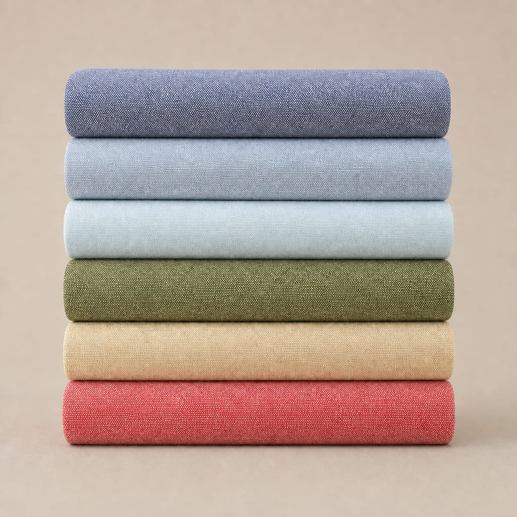Chambray uni