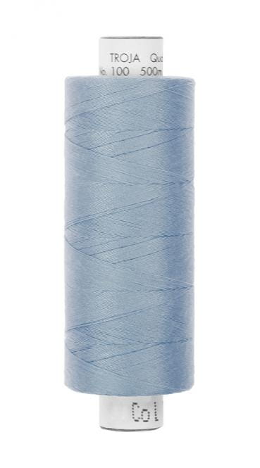 Amann Troja Filo Da Cucito In Poliestere 500 M, Colore Bianco 2000, Spessore 100, Per Macchine Comuni - 2
