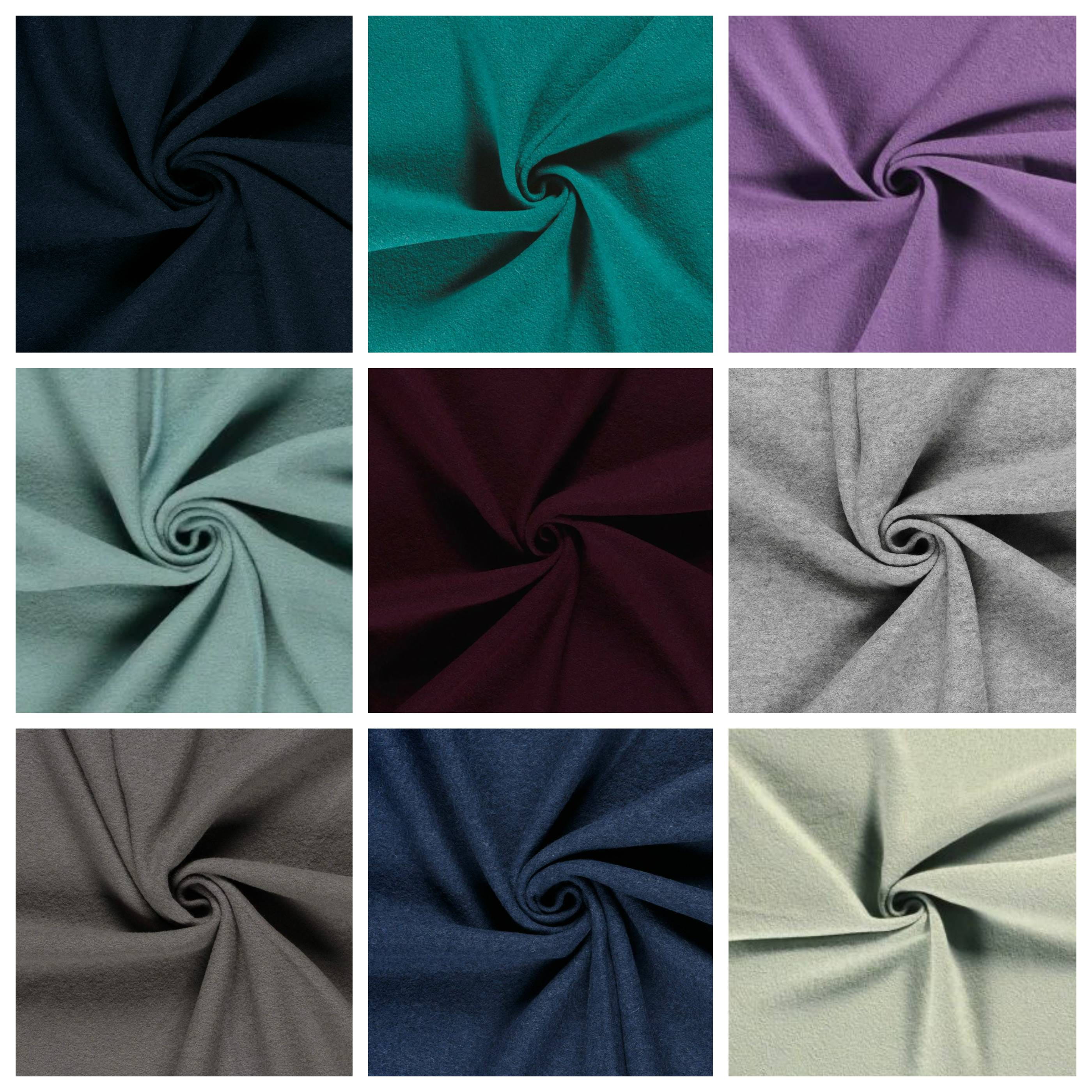 Woll-Walkloden Stoff uni 