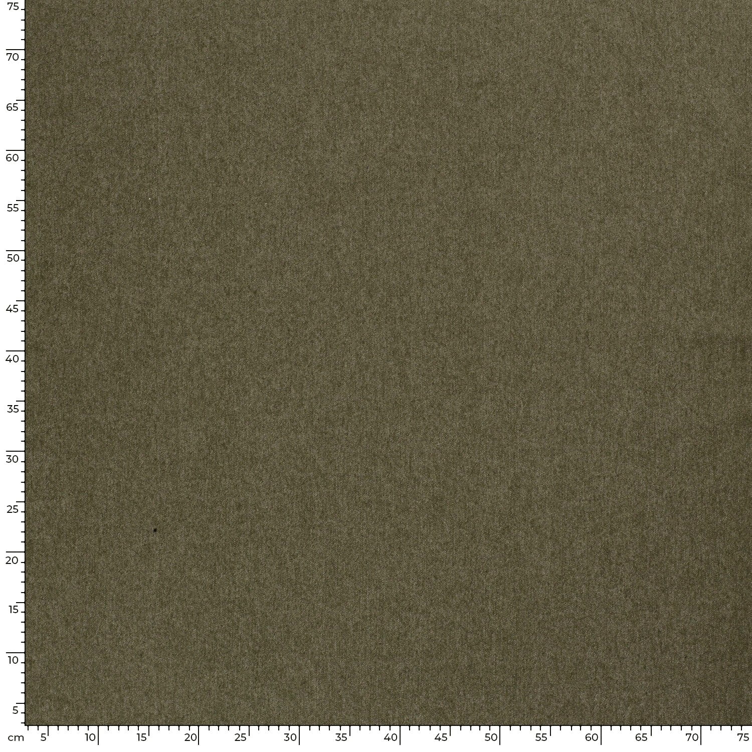 Jeansstoff Stretch uni vorgewaschen - khaki (N026)