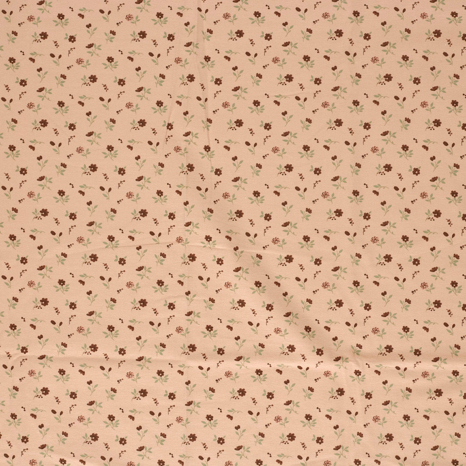 Baumwolljersey mit kleinen Streublumen - salmon (N111)