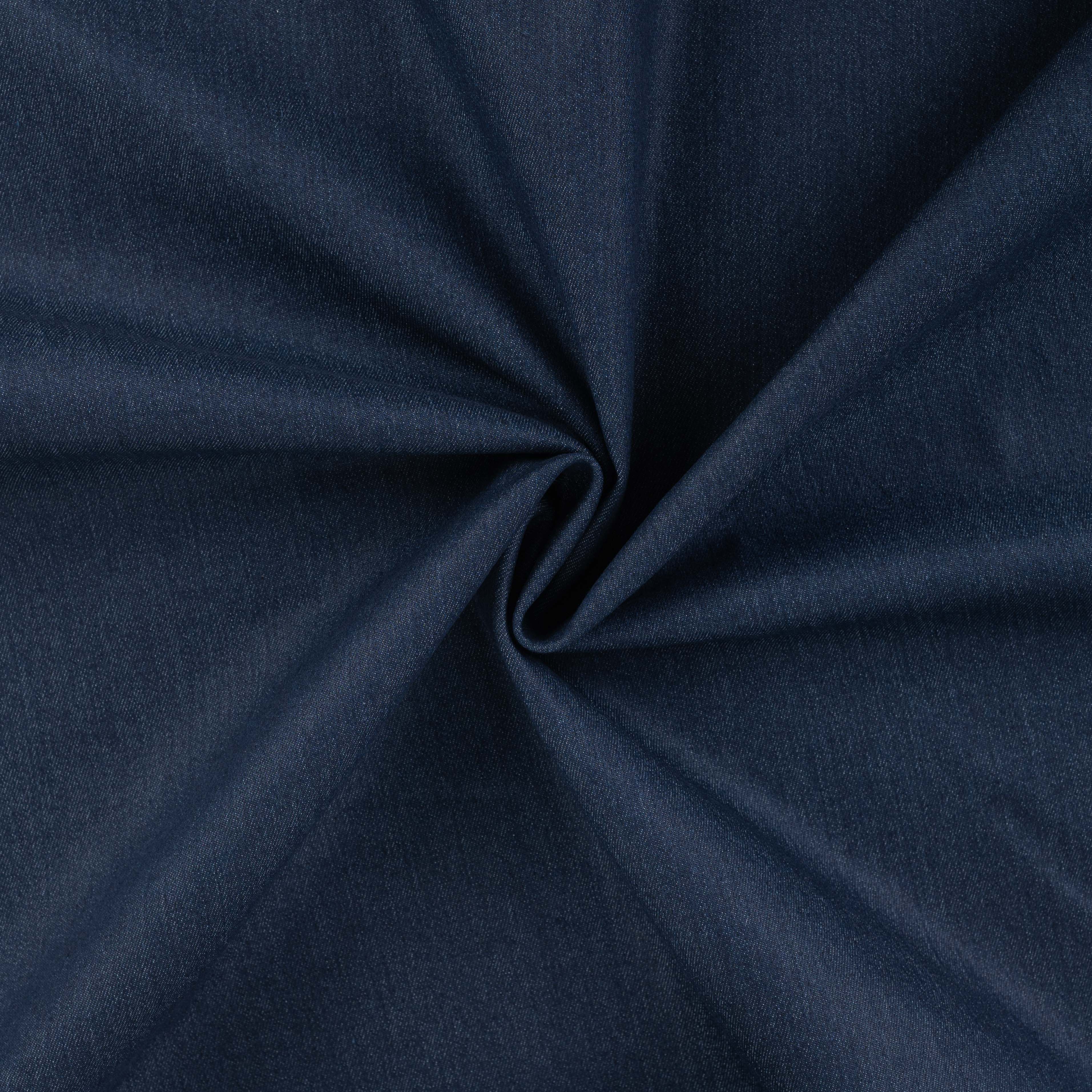 Denim Stretch 8,5 oz "enzyme washed" uni dark blue (Q008)