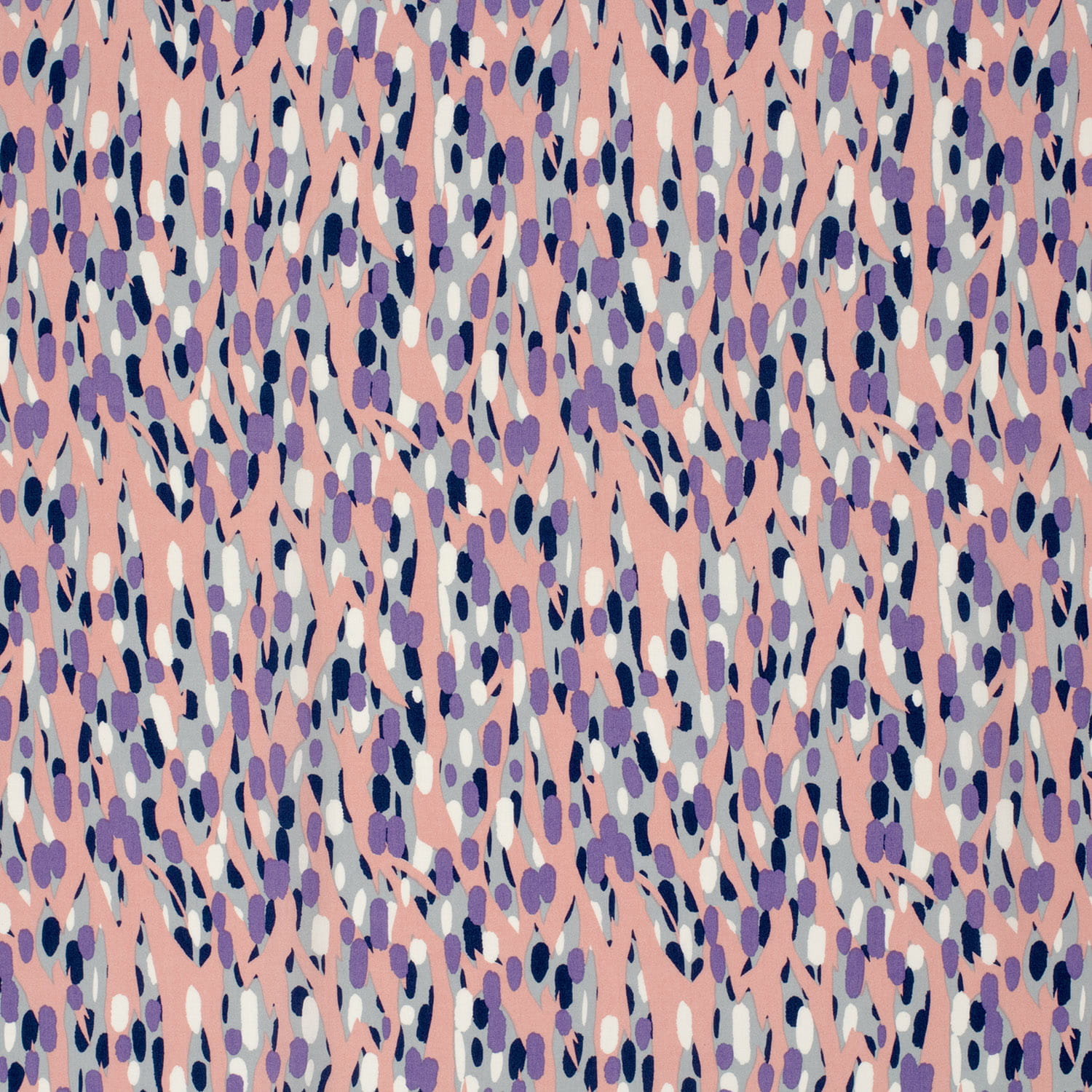 Viskose  Digital mit abstraktem Muster - dusty rose