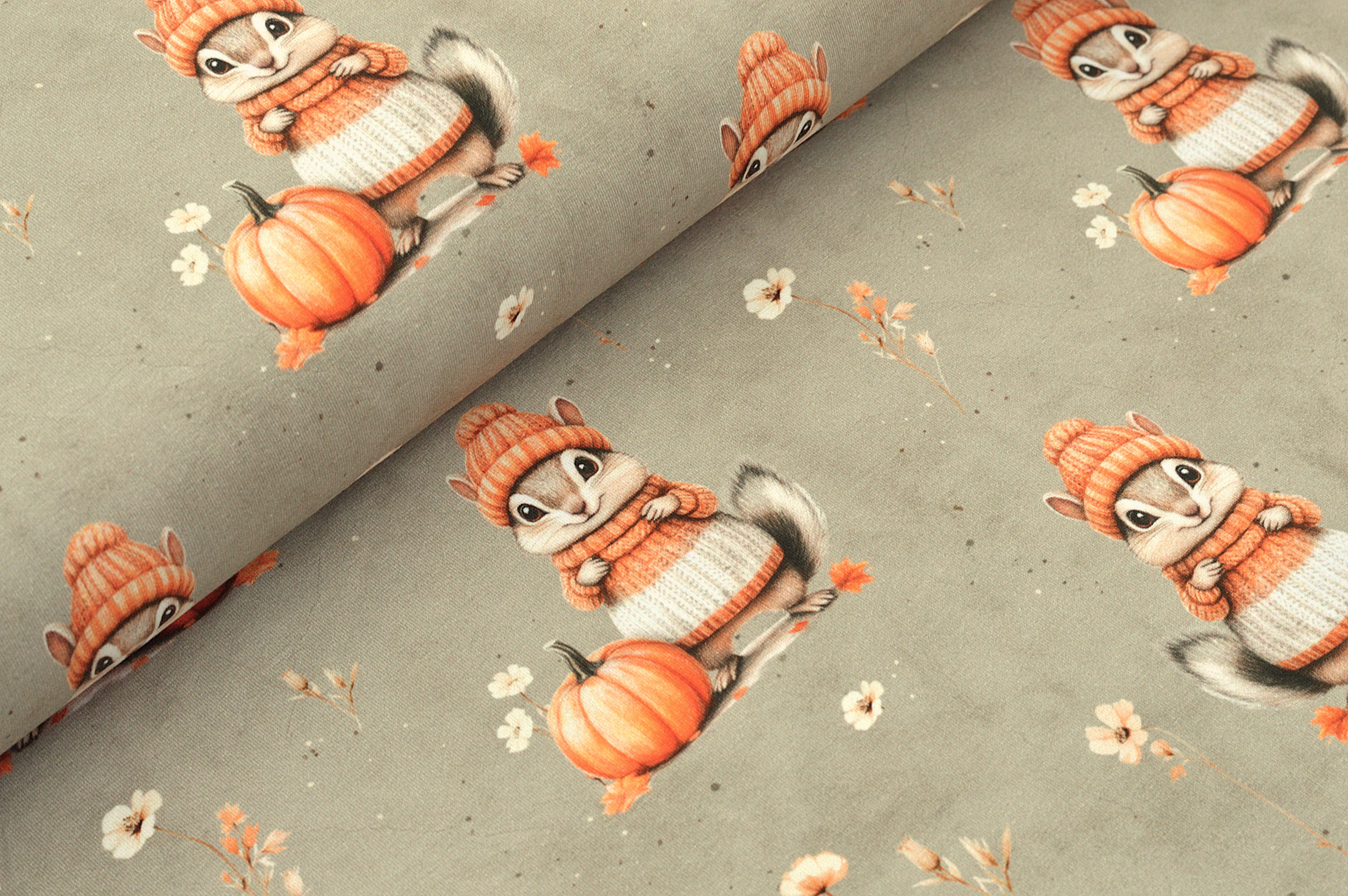 Digitaljersey Eigenproduktion "Nino Hörnchen"  und der Kürbis - dunkelsand