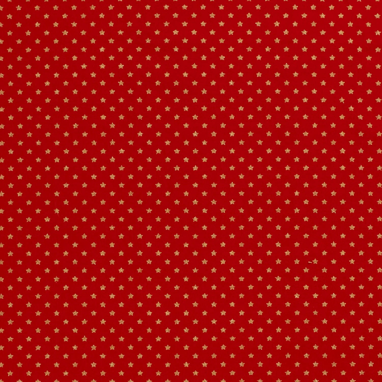 Baumwollstoff mit Sternen - rot (N015) 