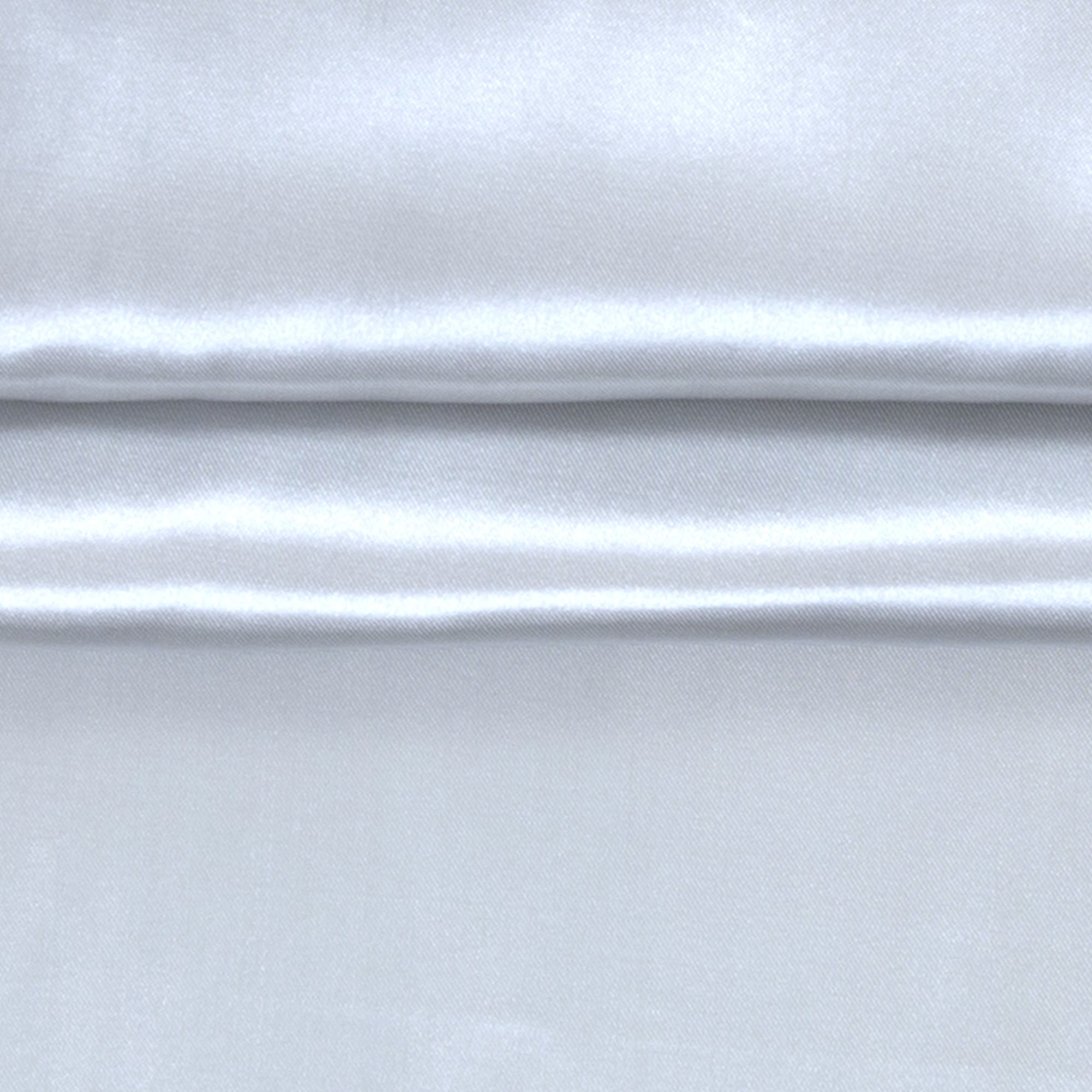 Stoffe online kaufen Satin Stoff uni silbergrau 14-5002