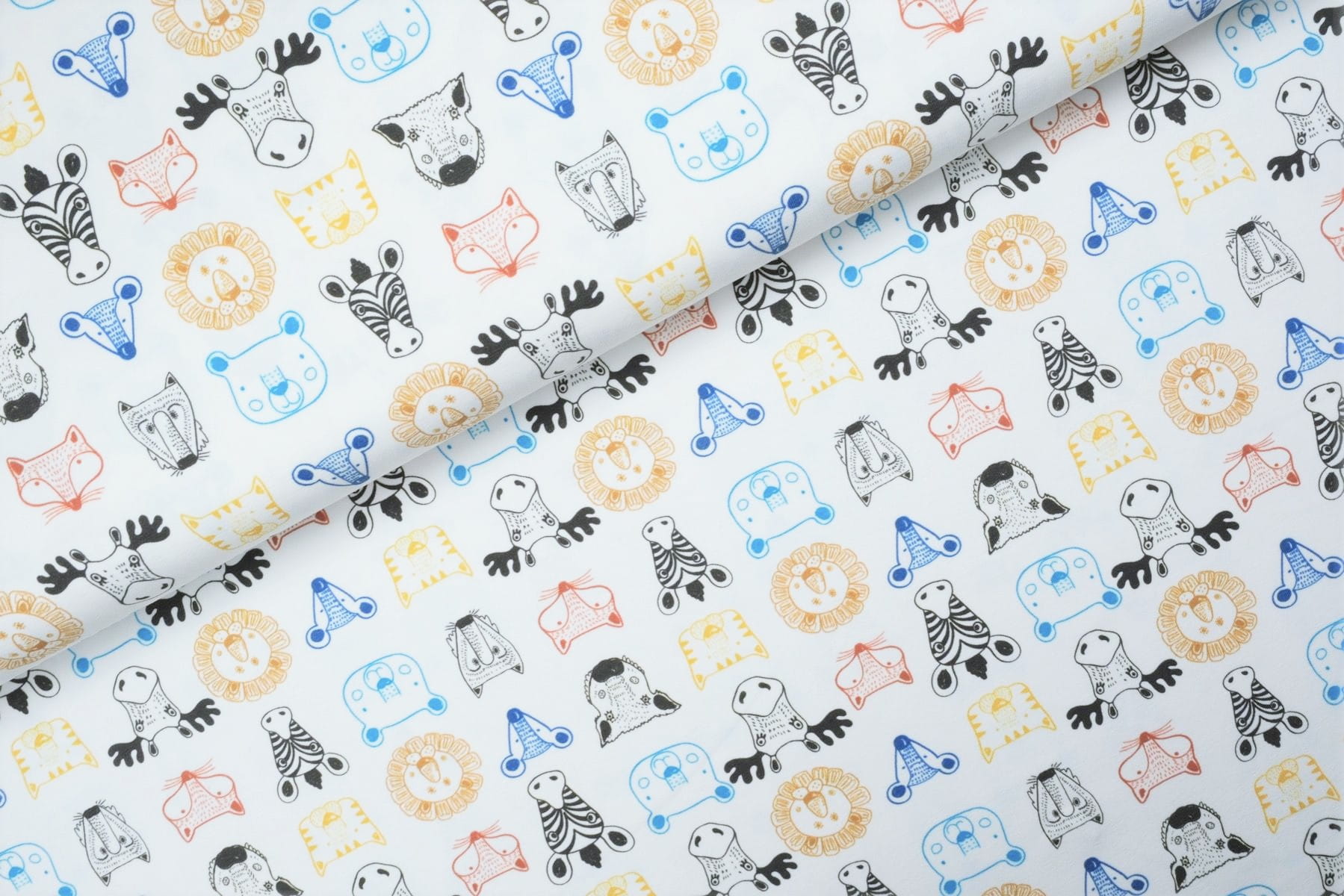 Digitaljersey "Animal Heads" - ecru
