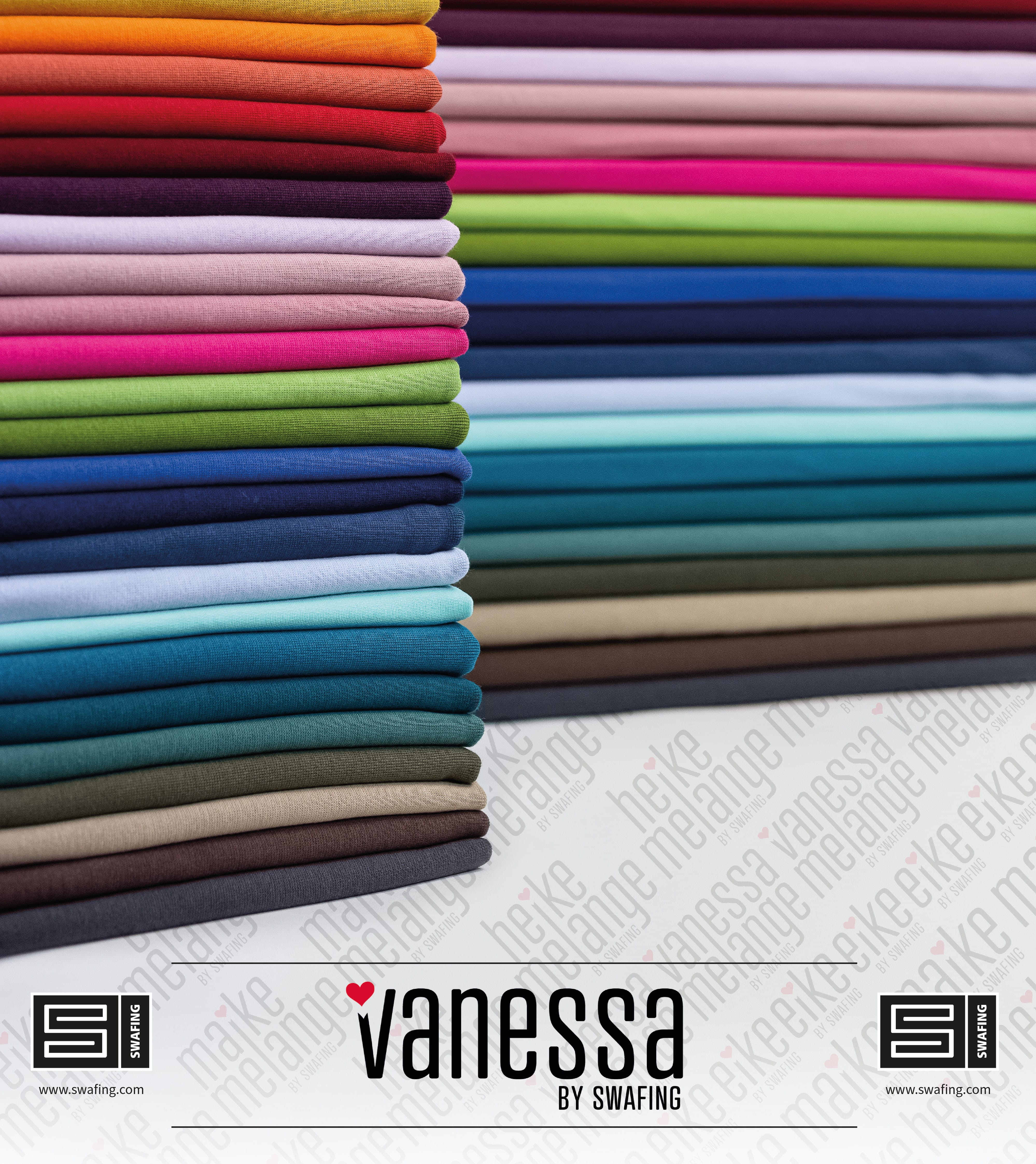 Baumwolljersey Vanessa Swafing uni
