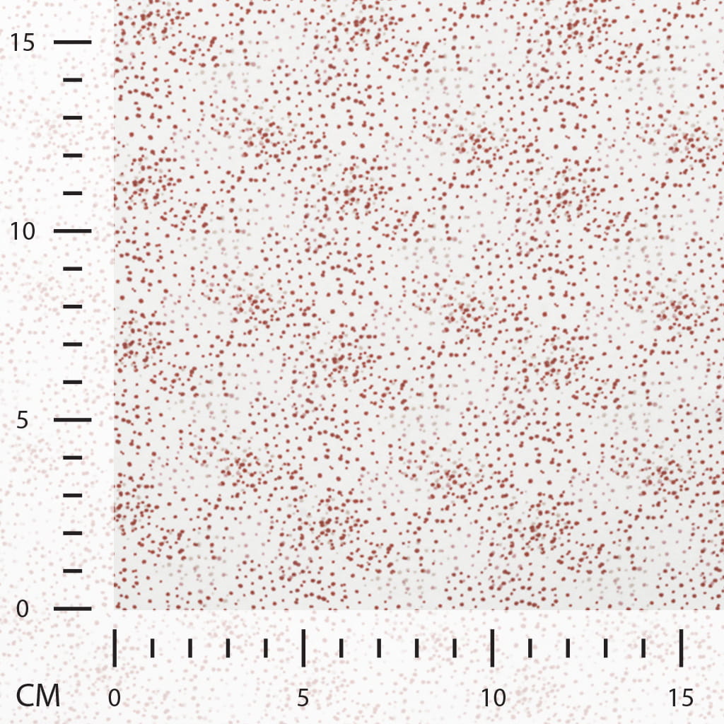 Organic Cotton Baumwolljersey GOTS mit Dots - rost