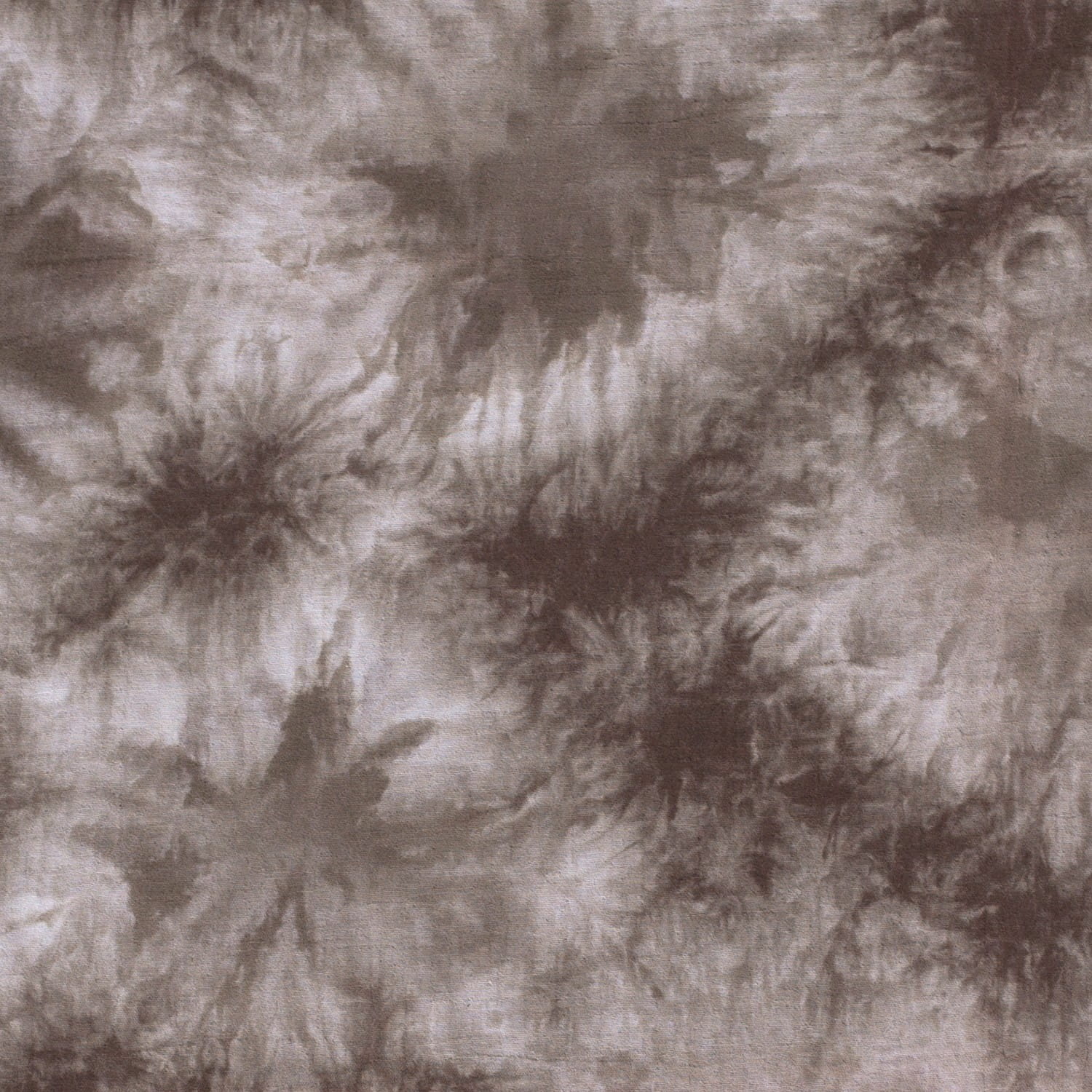 0,96m Reststück   Baumwolle Musselin Double Gauze mit Batikmuster - braun