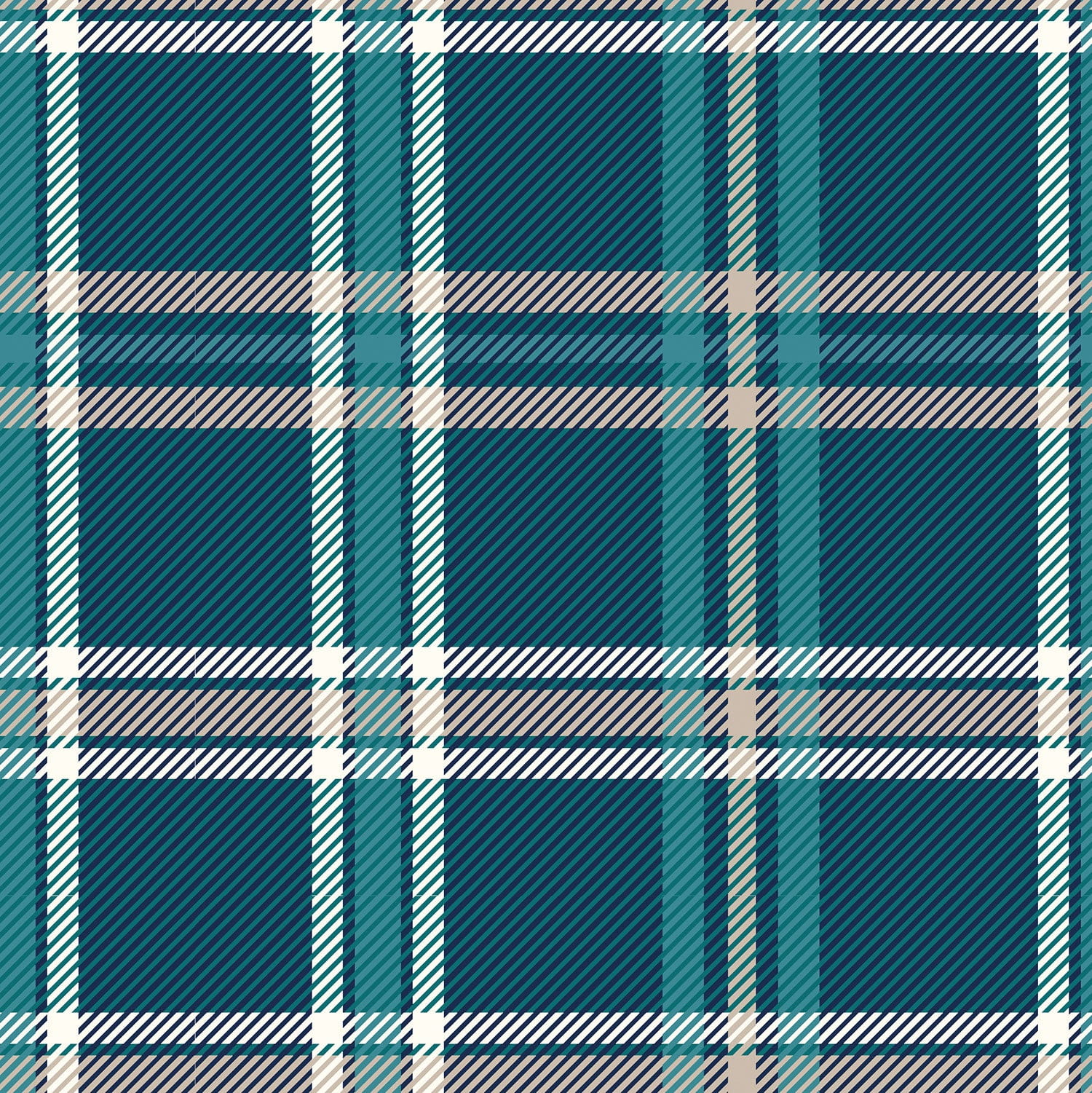 Flanell Stoff online kaufen Flanell mit Karos auf petrol