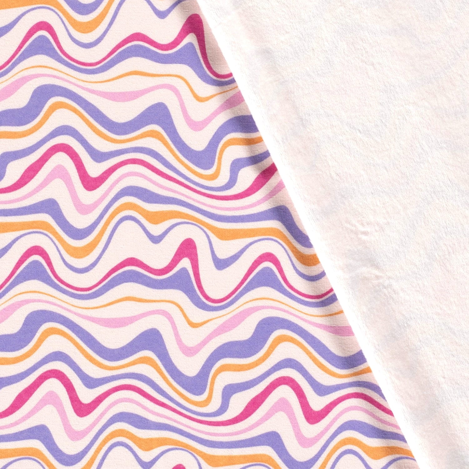Alpenfleece colorful waves - bunt Alpenfleece colorful waves - bunt