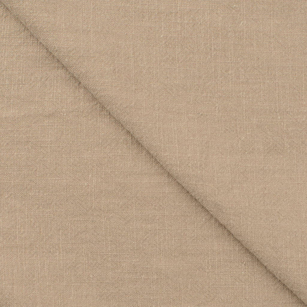 Stone washed Leinen uni sand (Q052)