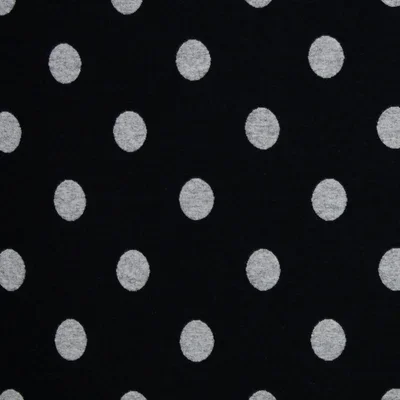 Polka-Dots naturweiß/schwarz