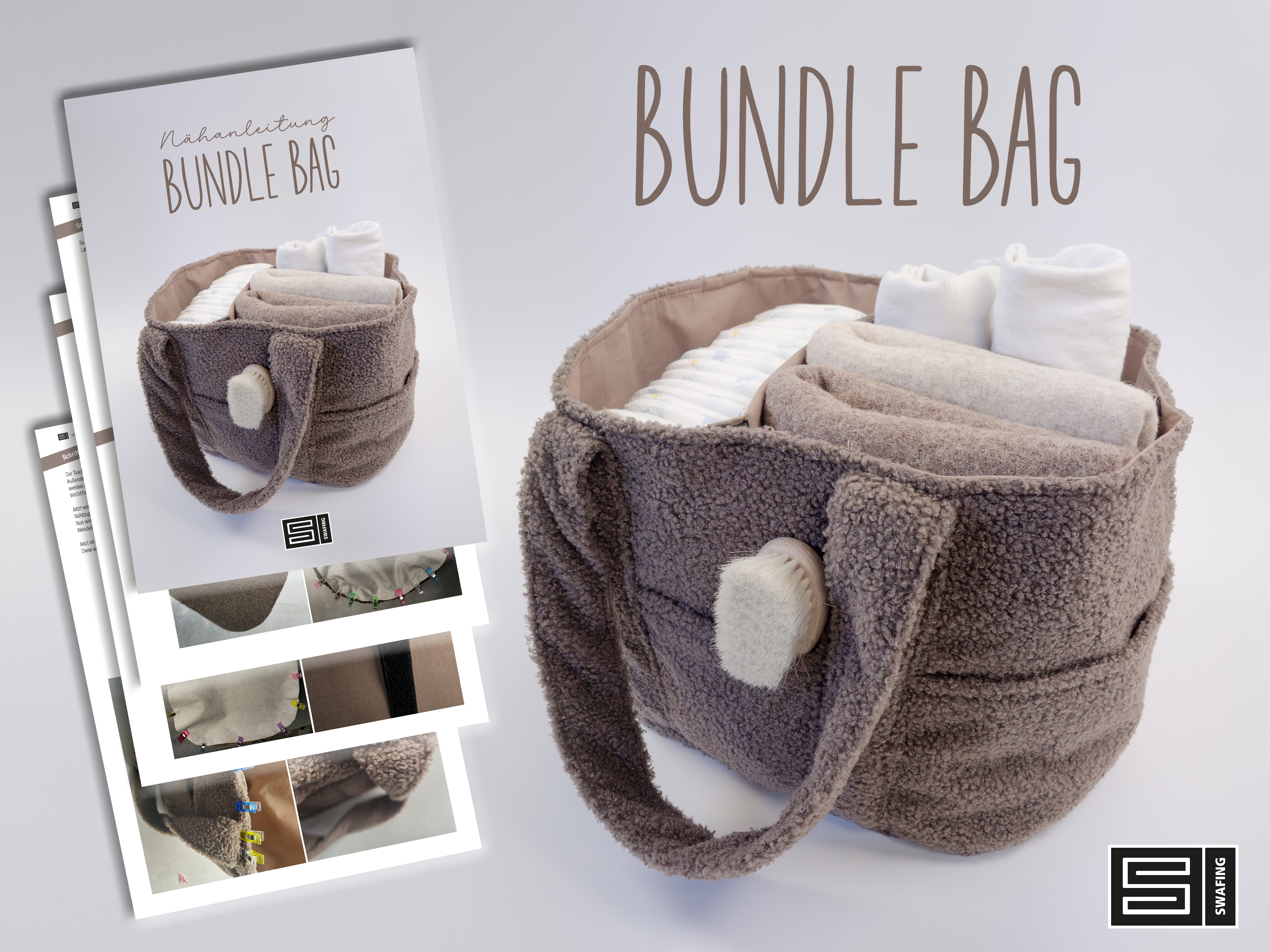 Bundle-Bag nähen: kostenloses Schnittmuster & Anleitung