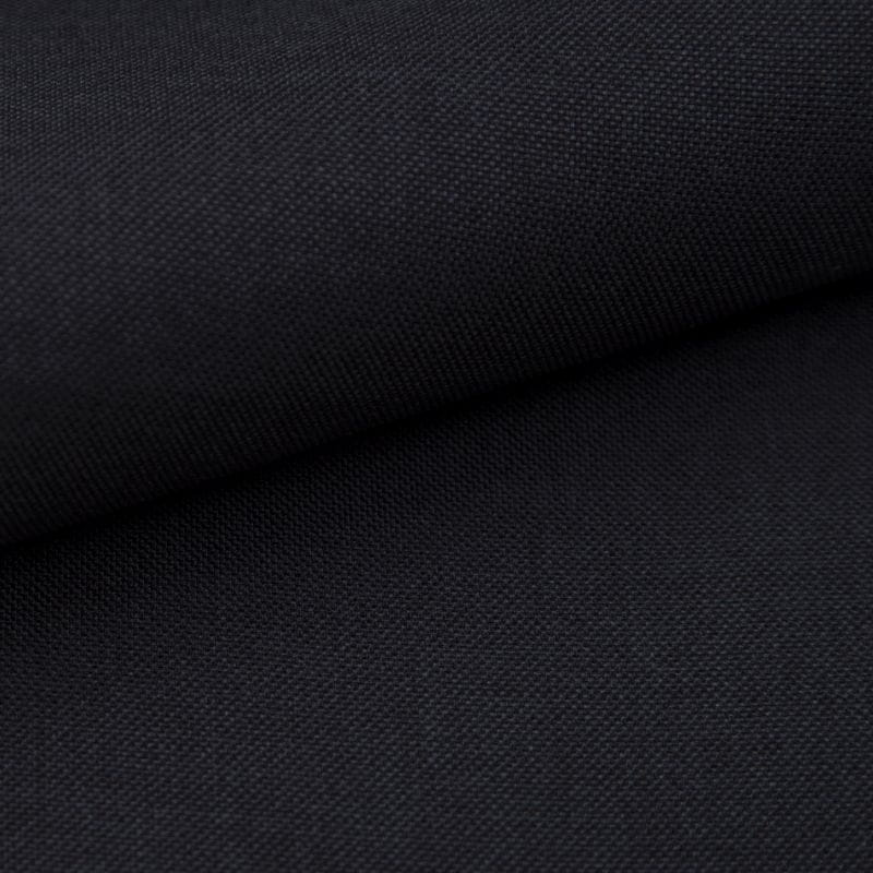 Canvas "Theo" uni meliert mit Imprägnierung - schwarz (023)