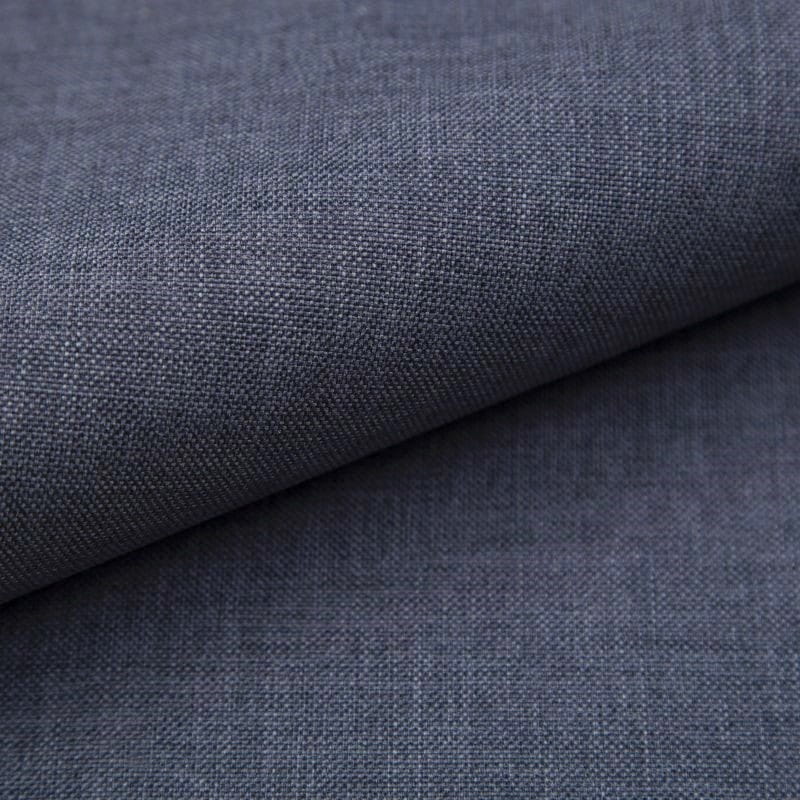 Canvas "Theo" uni meliert - dunkeljeansblau (020)