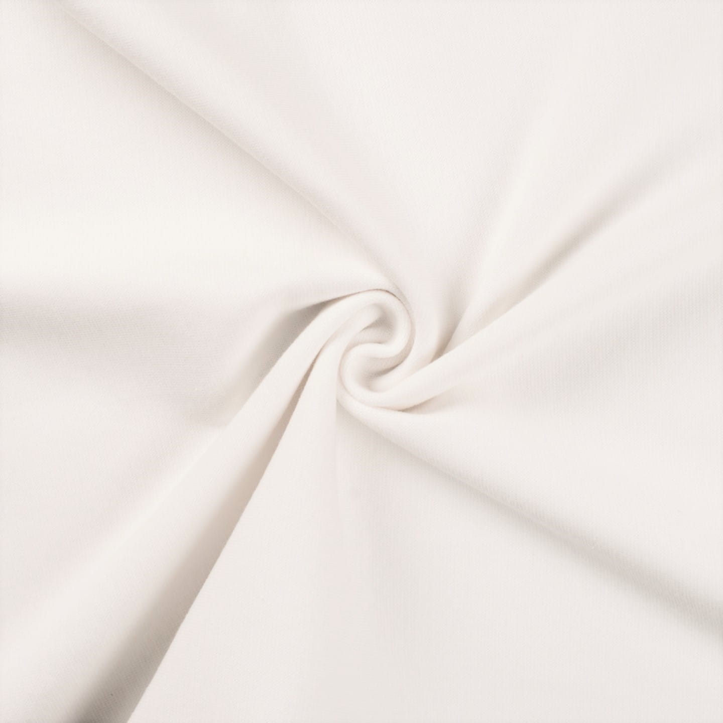 Bündchenstoff Milan uni white (500)    