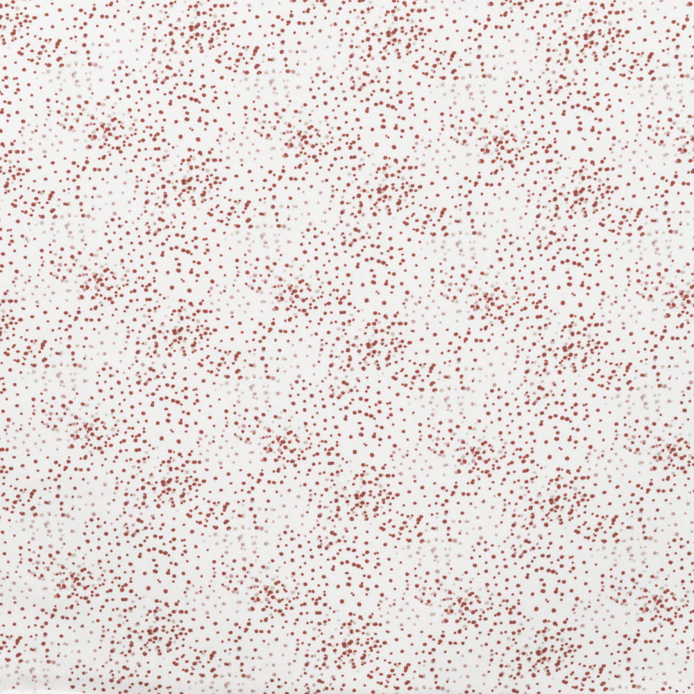 Organic Cotton Baumwolljersey GOTS mit Dots - rost