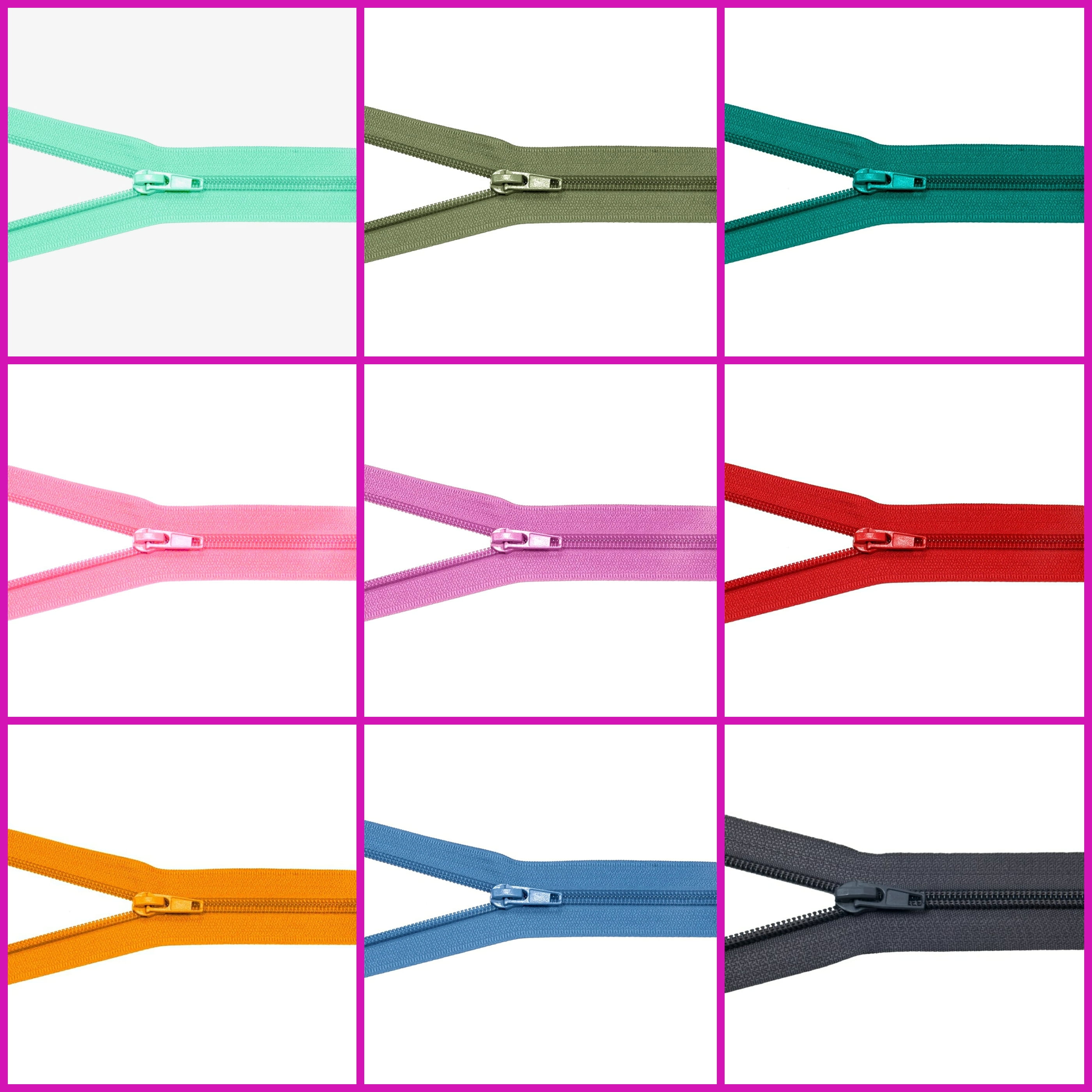 Reißverschluss teilbar Nylon 35cm