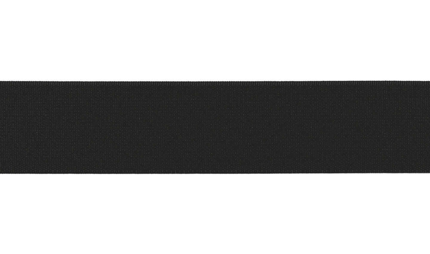 2m Gummiband 30mm uni schwarz (569)