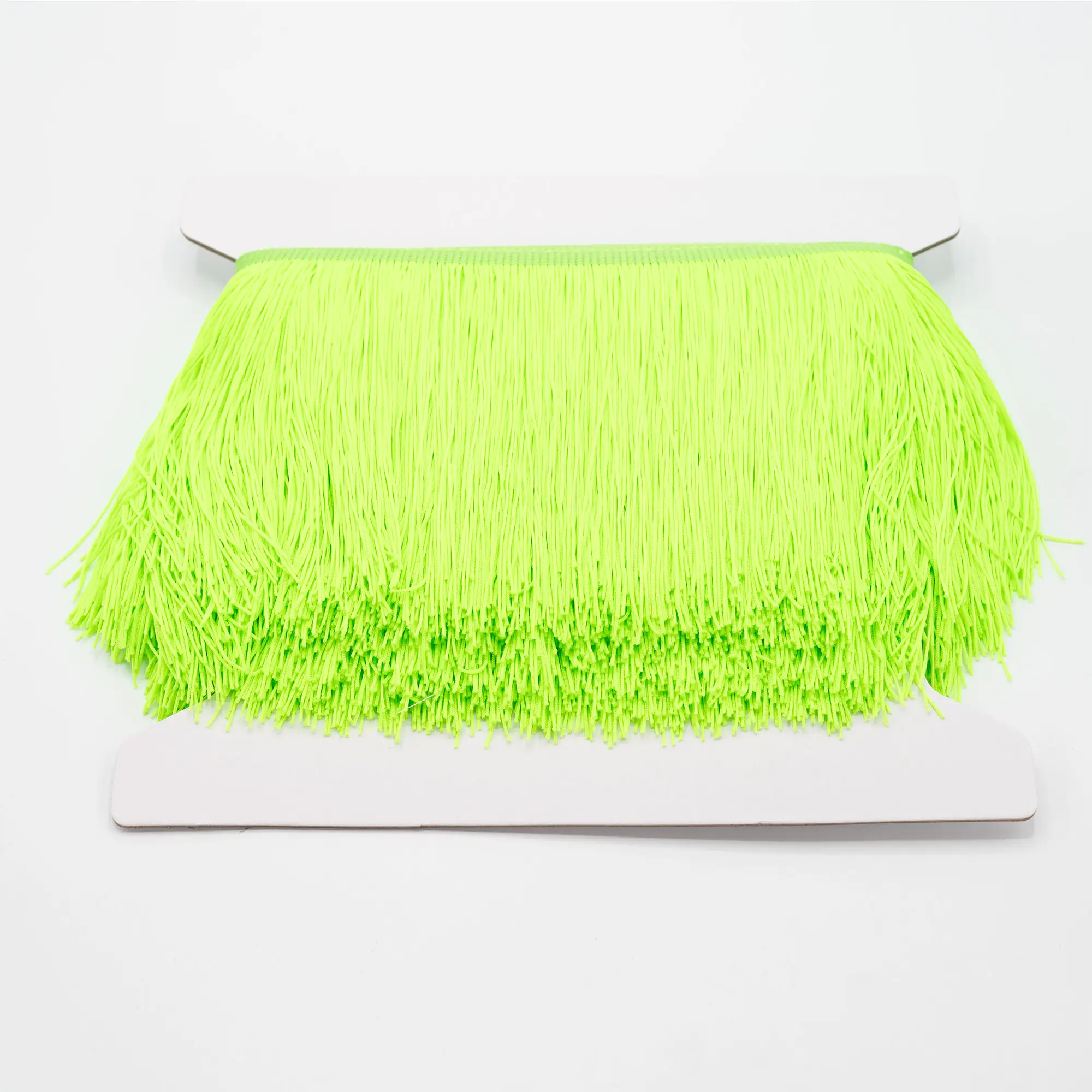 Fransen Borte in neon grün 150mm 