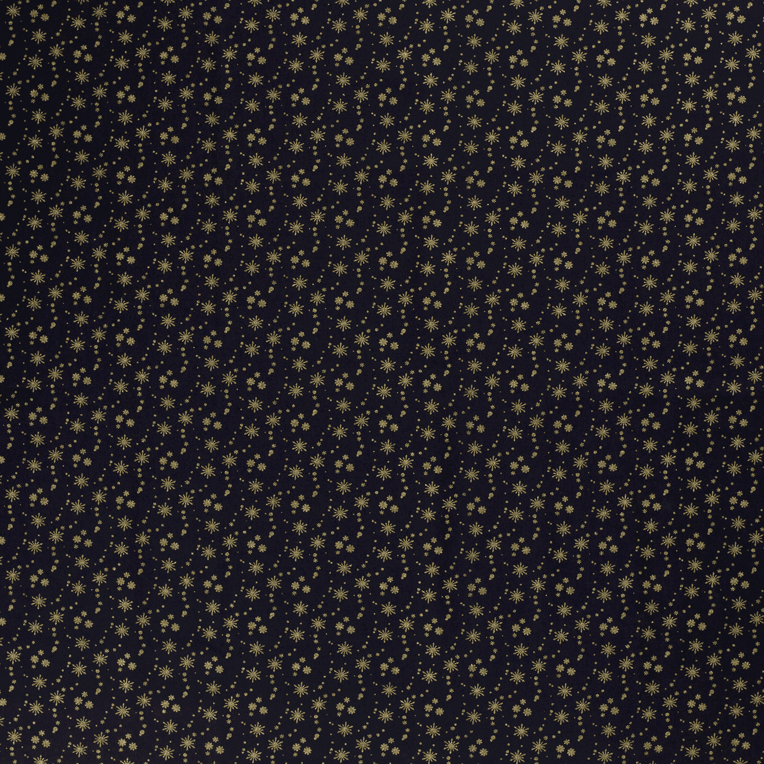 Baumwollstoff mit Weihnachtssternen - marine (N008)