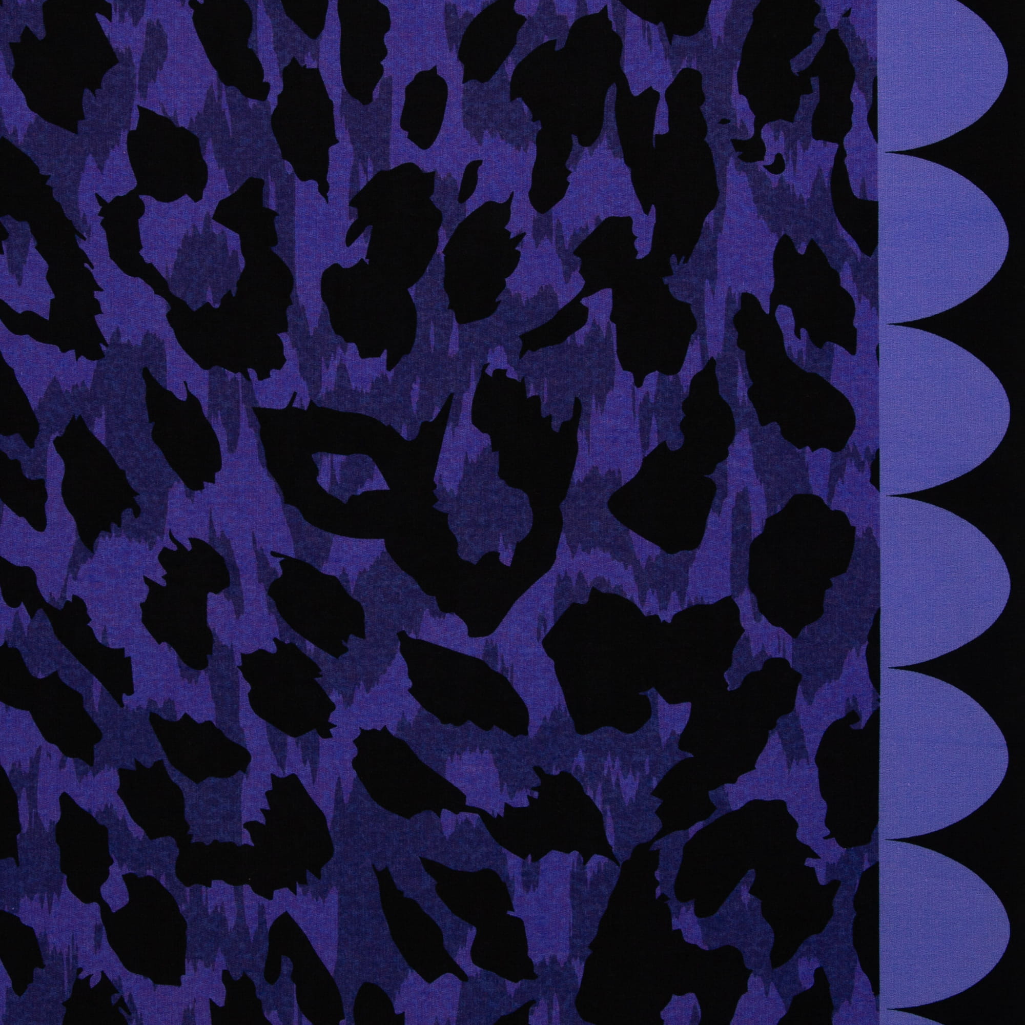 French Terry Panel "Monsta" by Thorsten Berger - blau