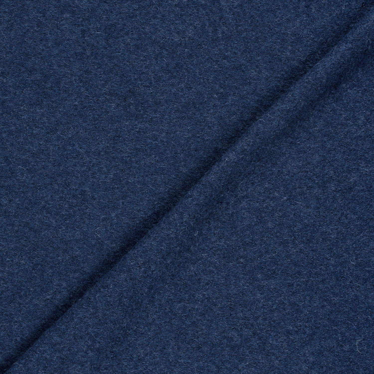 Woll-Walkloden Stoff uni indigoblau (N007)