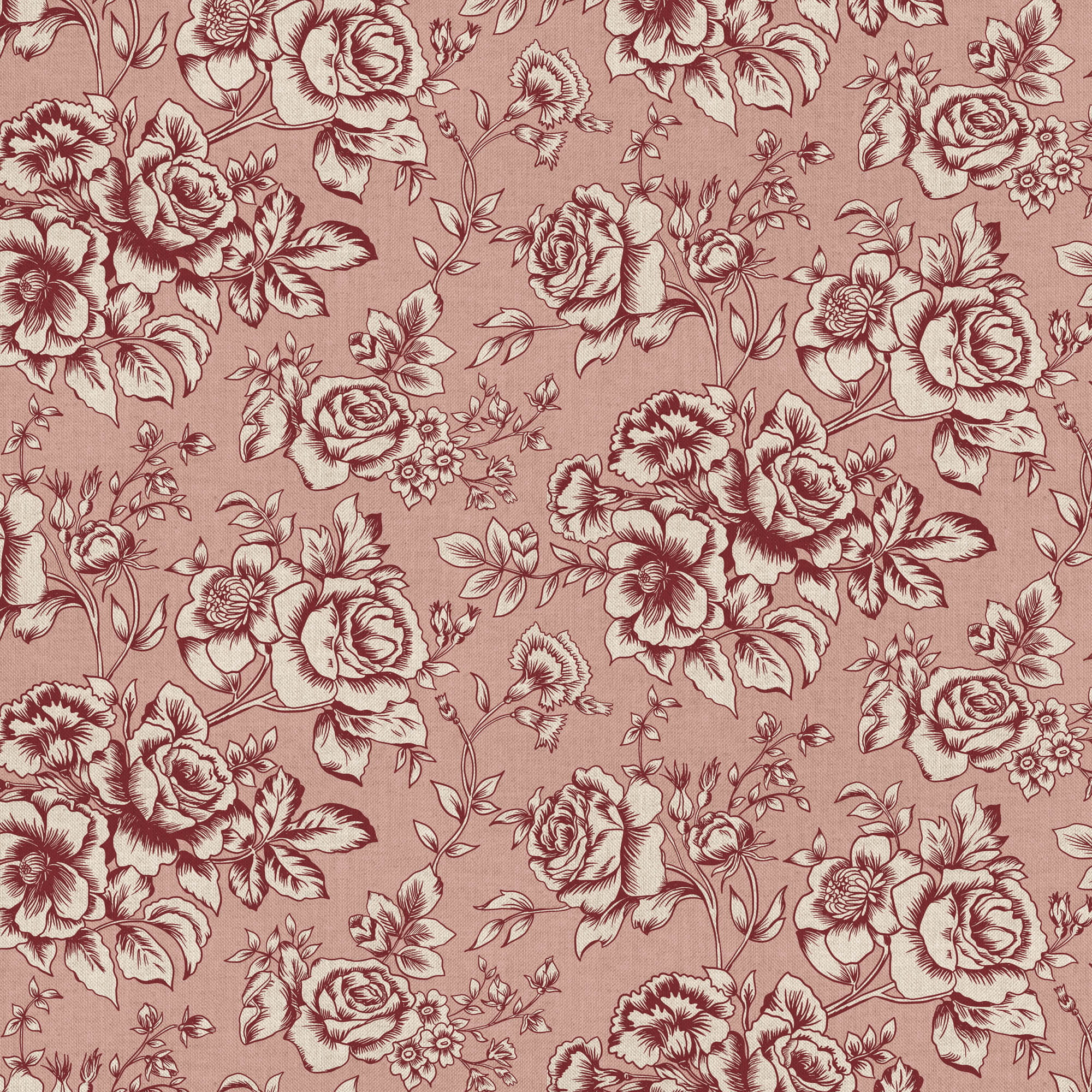 Halb-Panama „Elegant Roses" - rose
