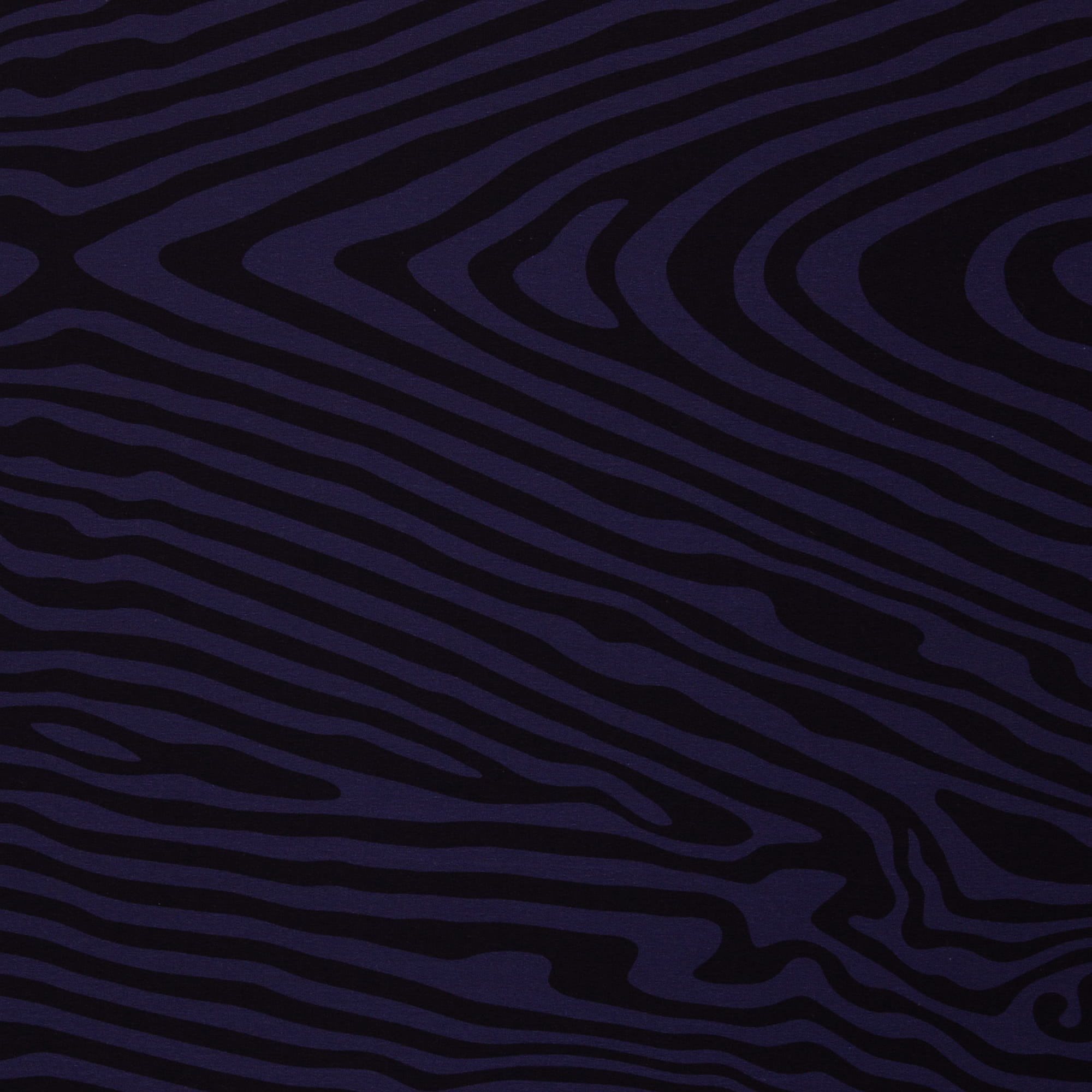 French Terry "What the Duck" mit Streifen