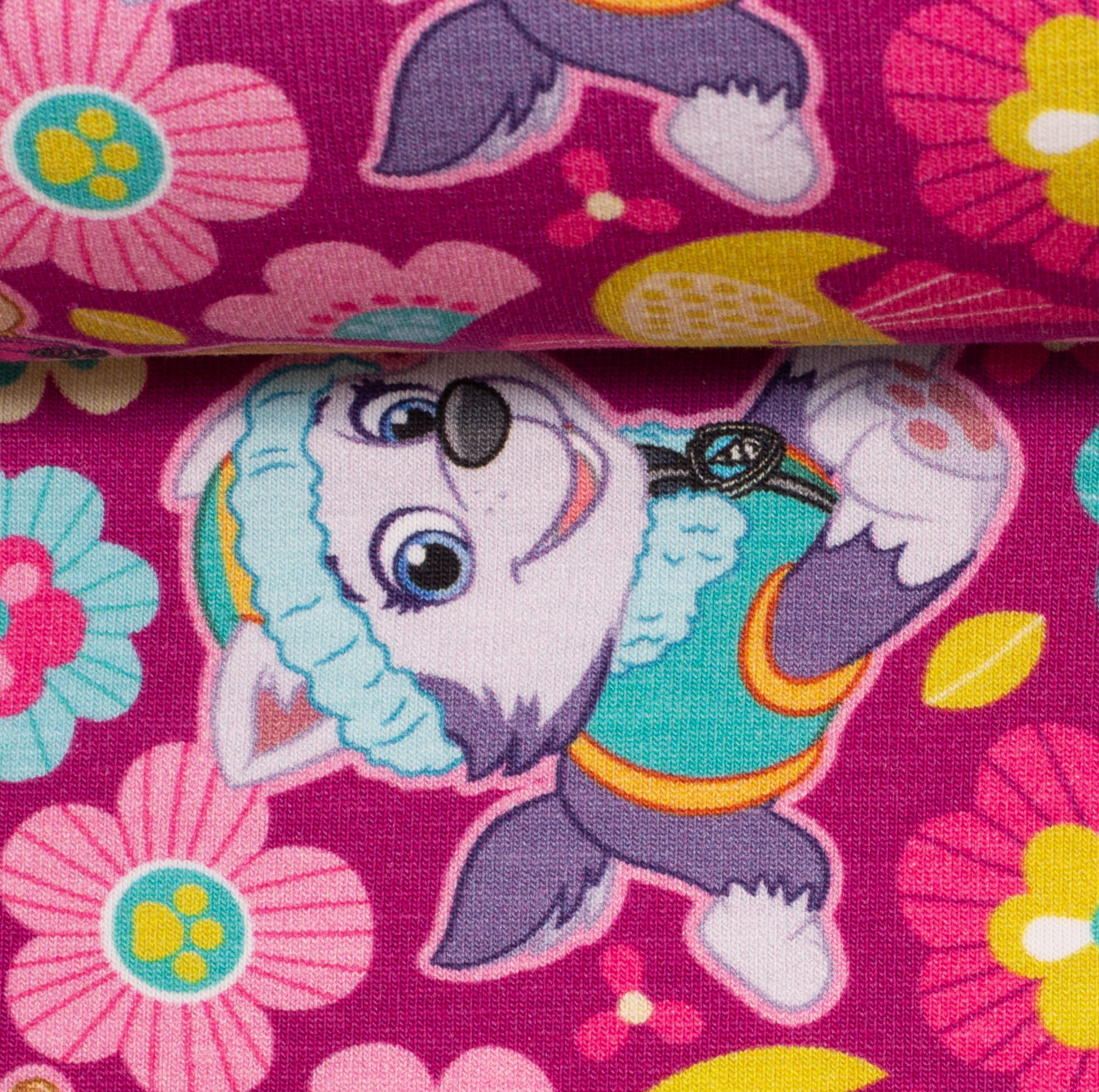 Lizenzjersey Paw Patrol mit Skye und Everest von Swafing - beere Lizenzjersey Paw Patrol mit Skye und Everest von Swafing - beere