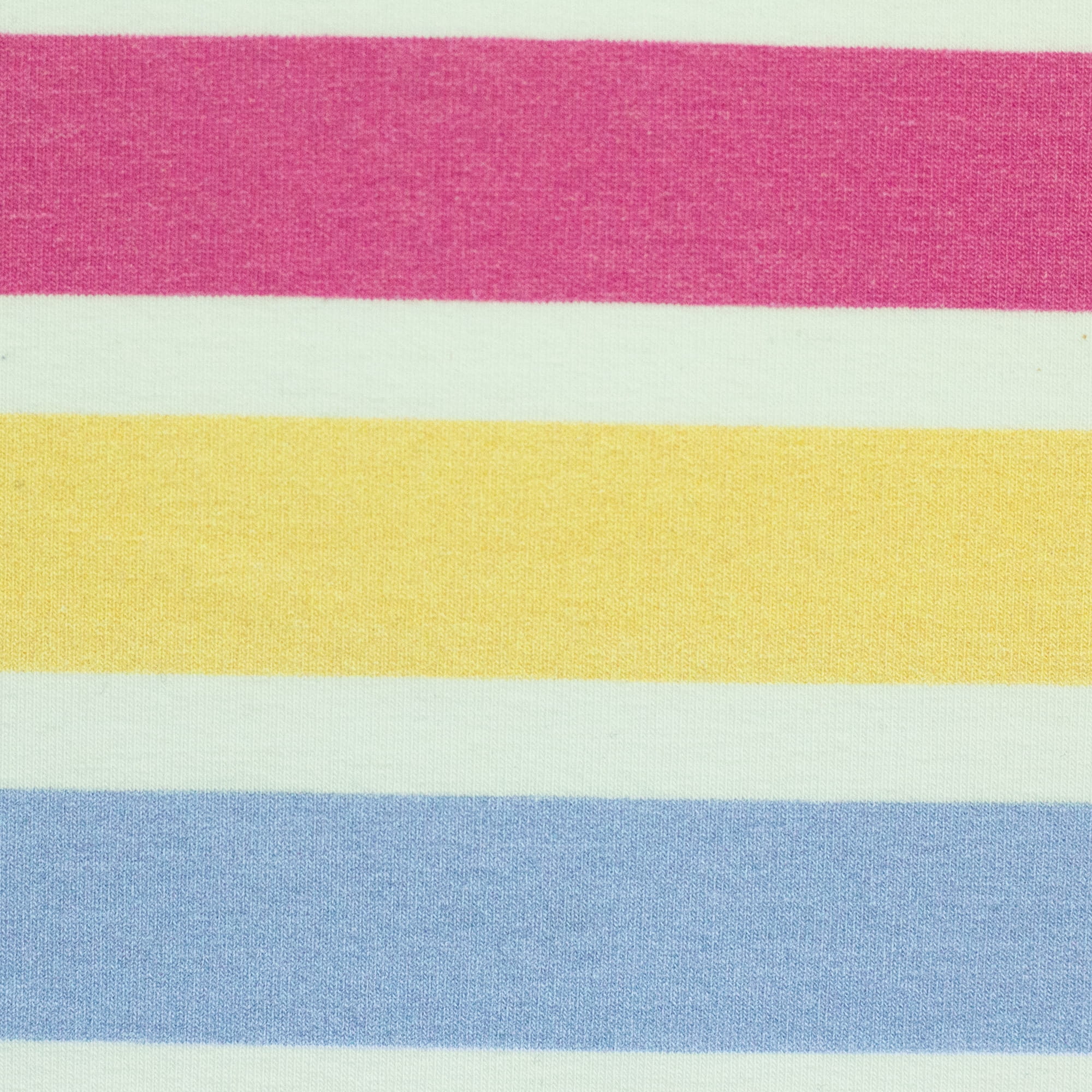 French Terry Panel "Simple Stripes" by Lillesol & Pelle - weiß