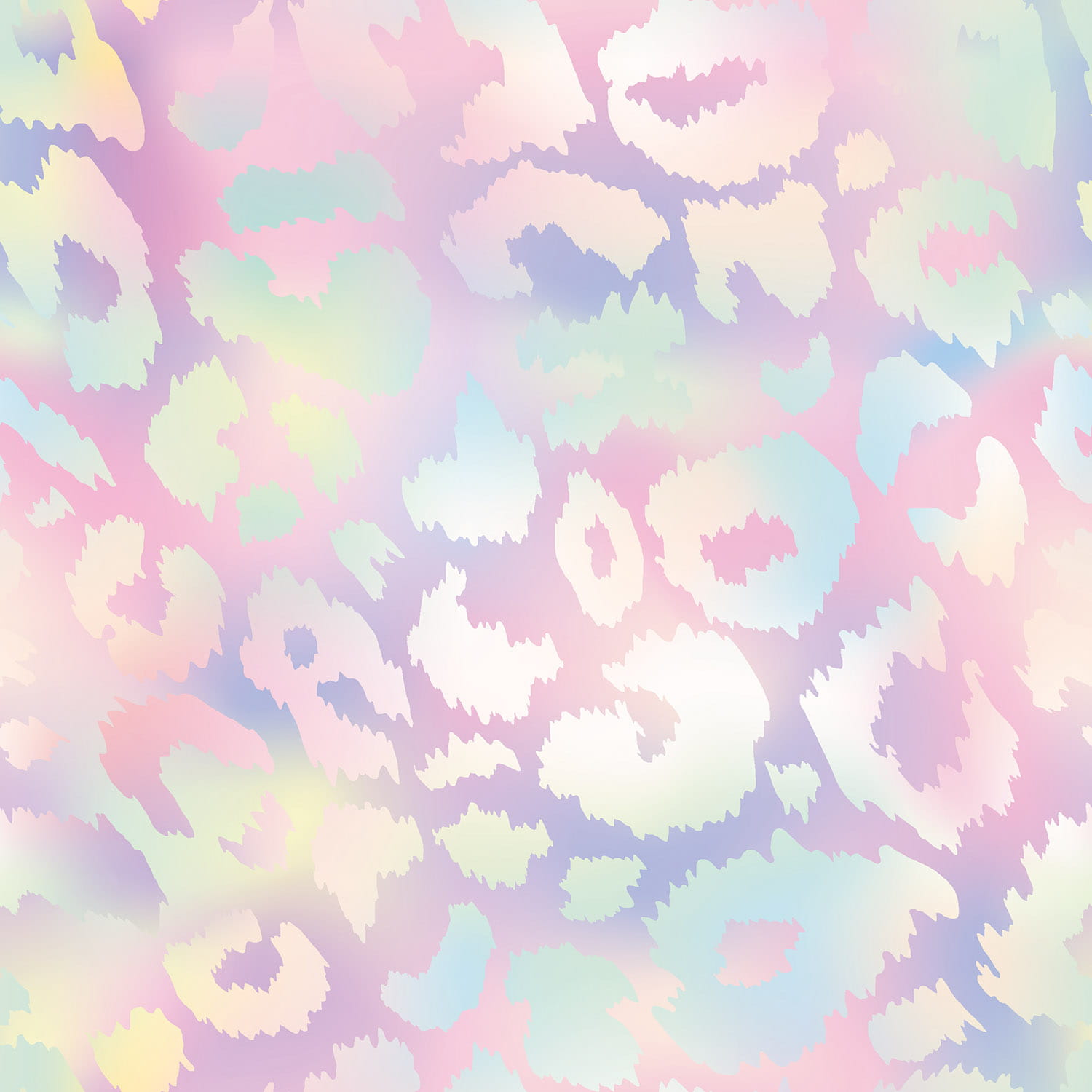 Softshell Digital mit Leopardenmuster - pastellfarben