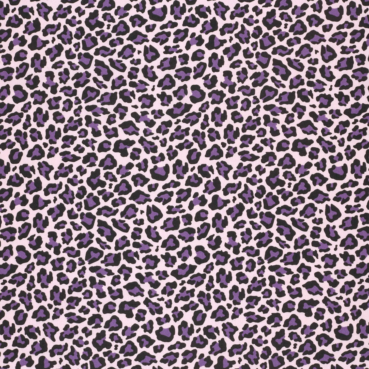 Baumwollstoff Popeline mit Leopardenmuster - nuderosa (N011) 