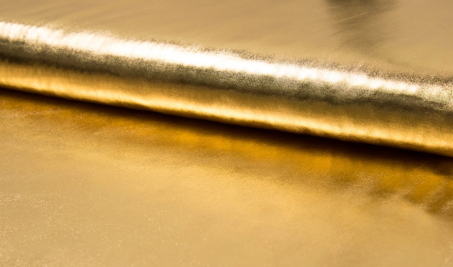 Lamé-Stretch uni gold