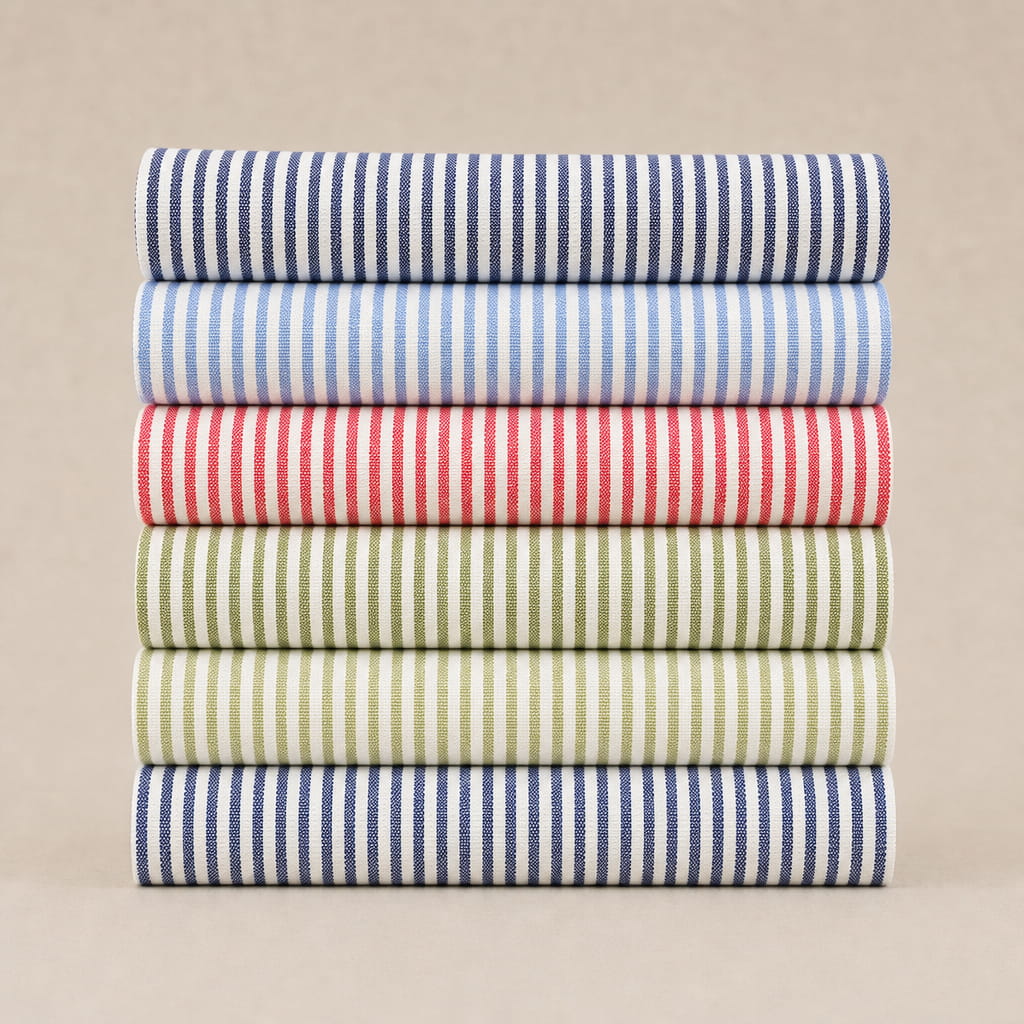 Chambray gestreift