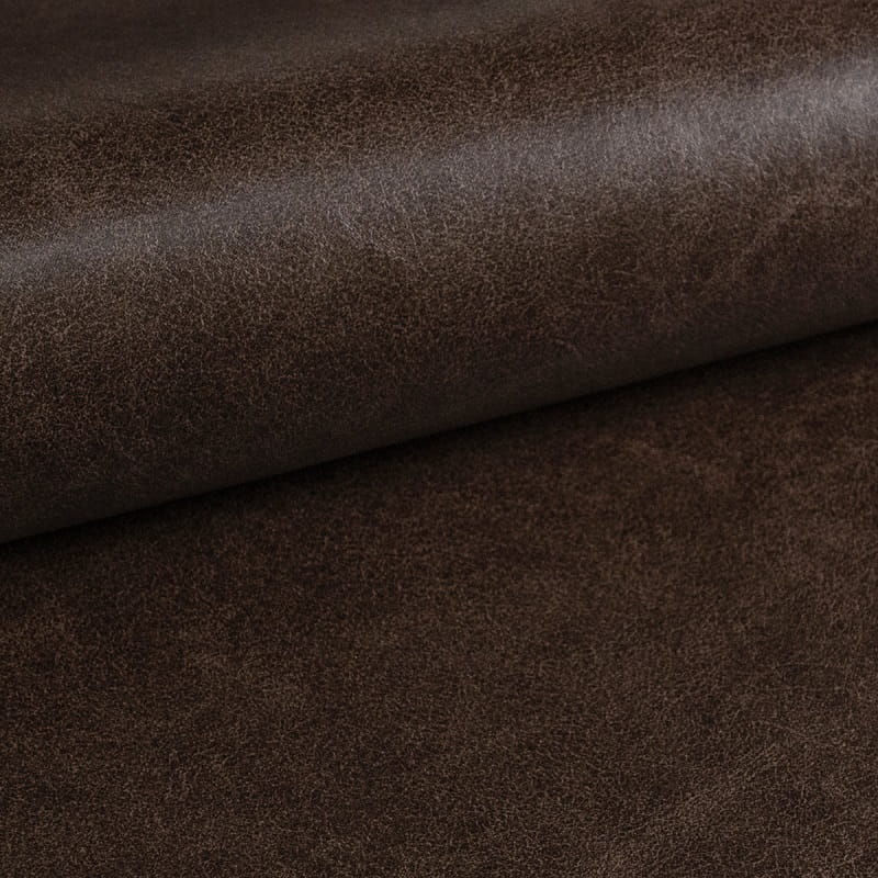 Kunstleder "Premium" uni dunkelbraun (025)