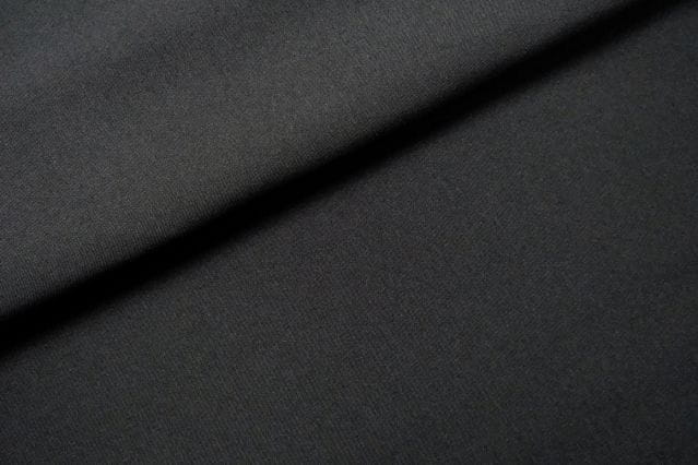 B1 Zertifizierter unifarbender Stoff - schwarz