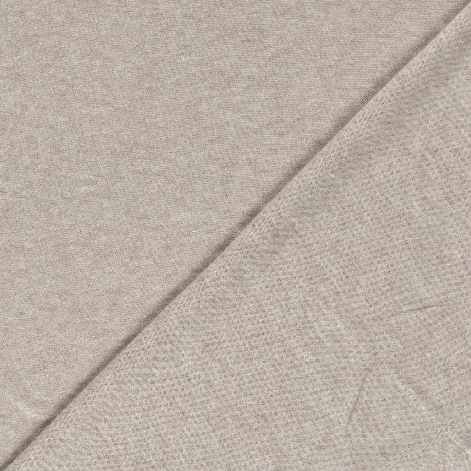 Viskosestrick "Amy" uni beige melange (N052)