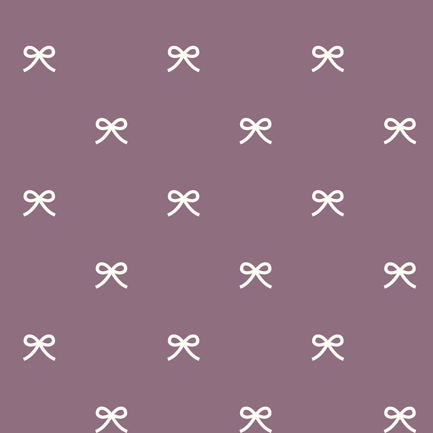 Flanell Stoff mit Schleifen - mauve (N043) 